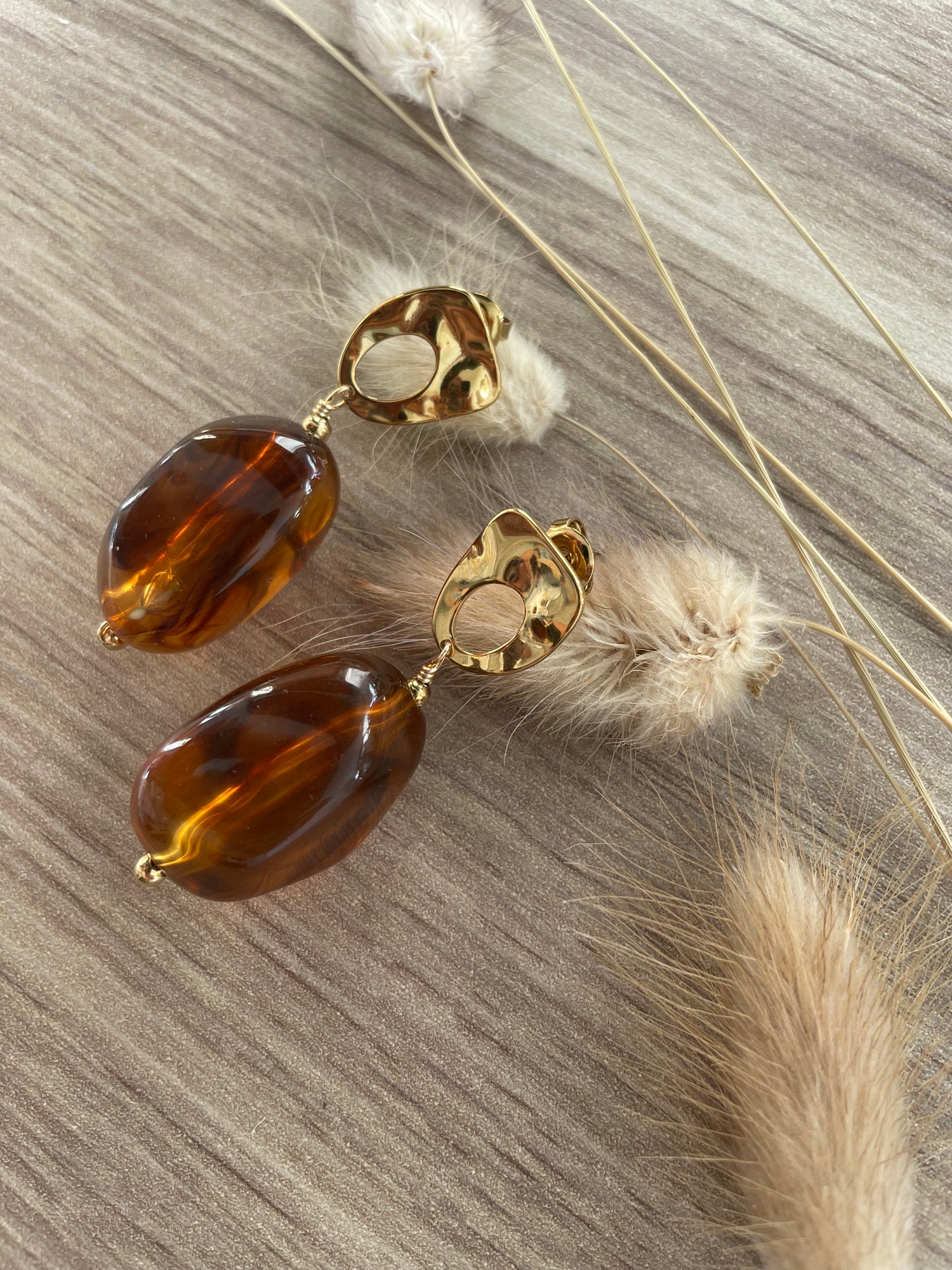 Boucles Capucine - marron