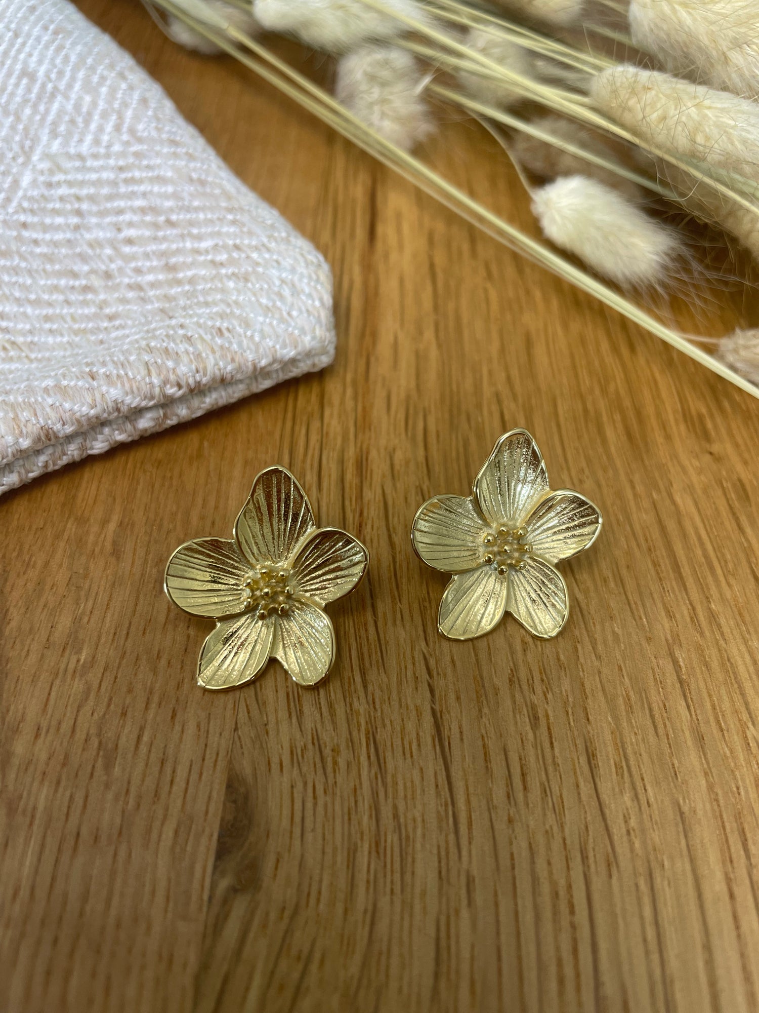 Boucles Caroline - doré