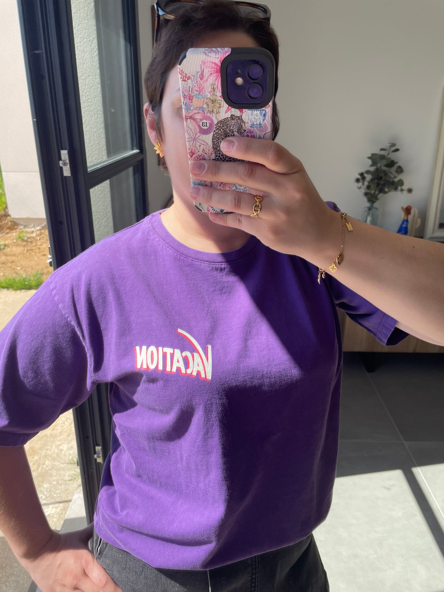 T-shirt Vacation violet