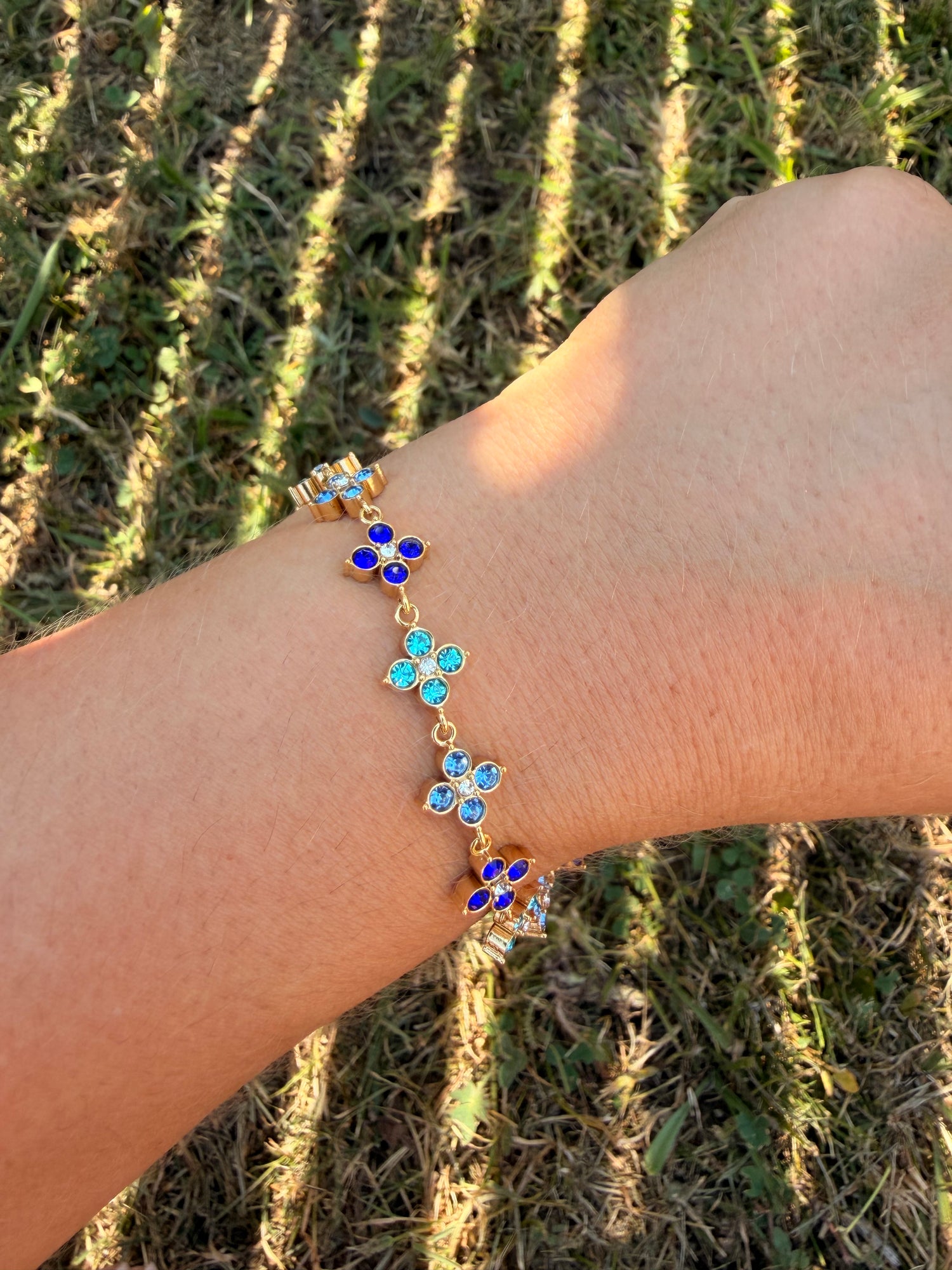 Bracelet Flora - bleu