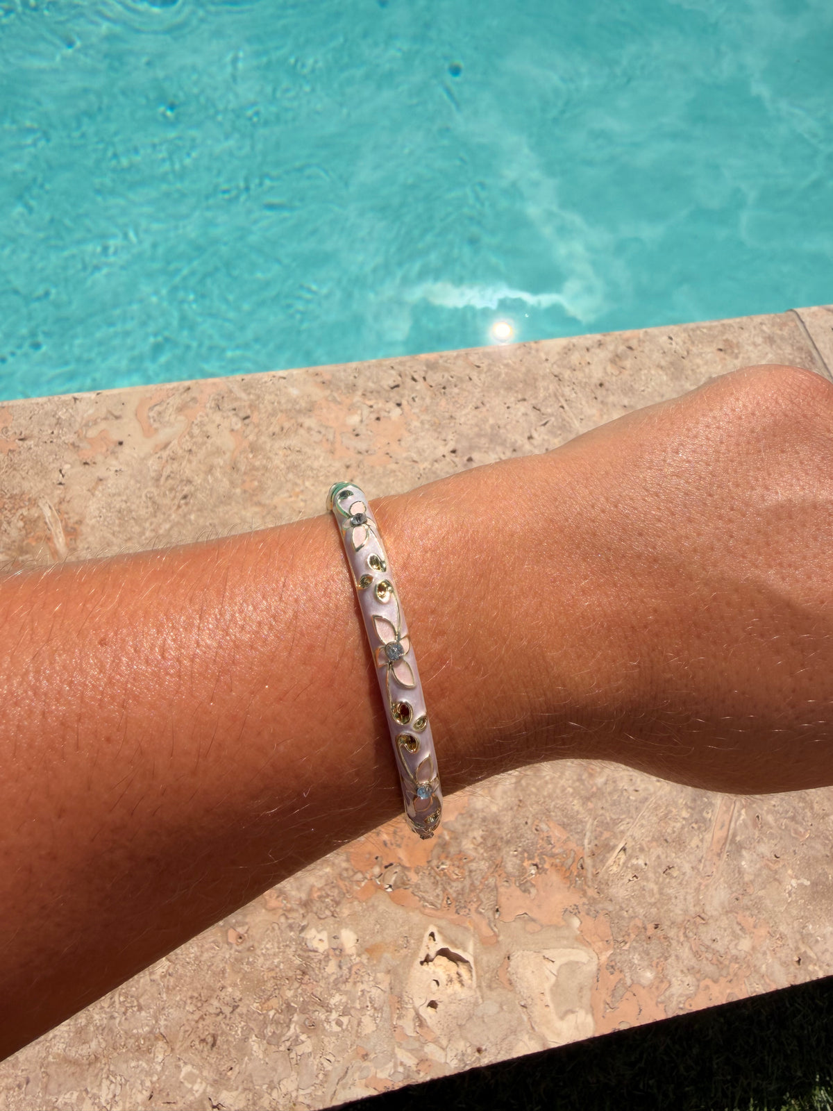 Bracelet Kamala - violet/rose