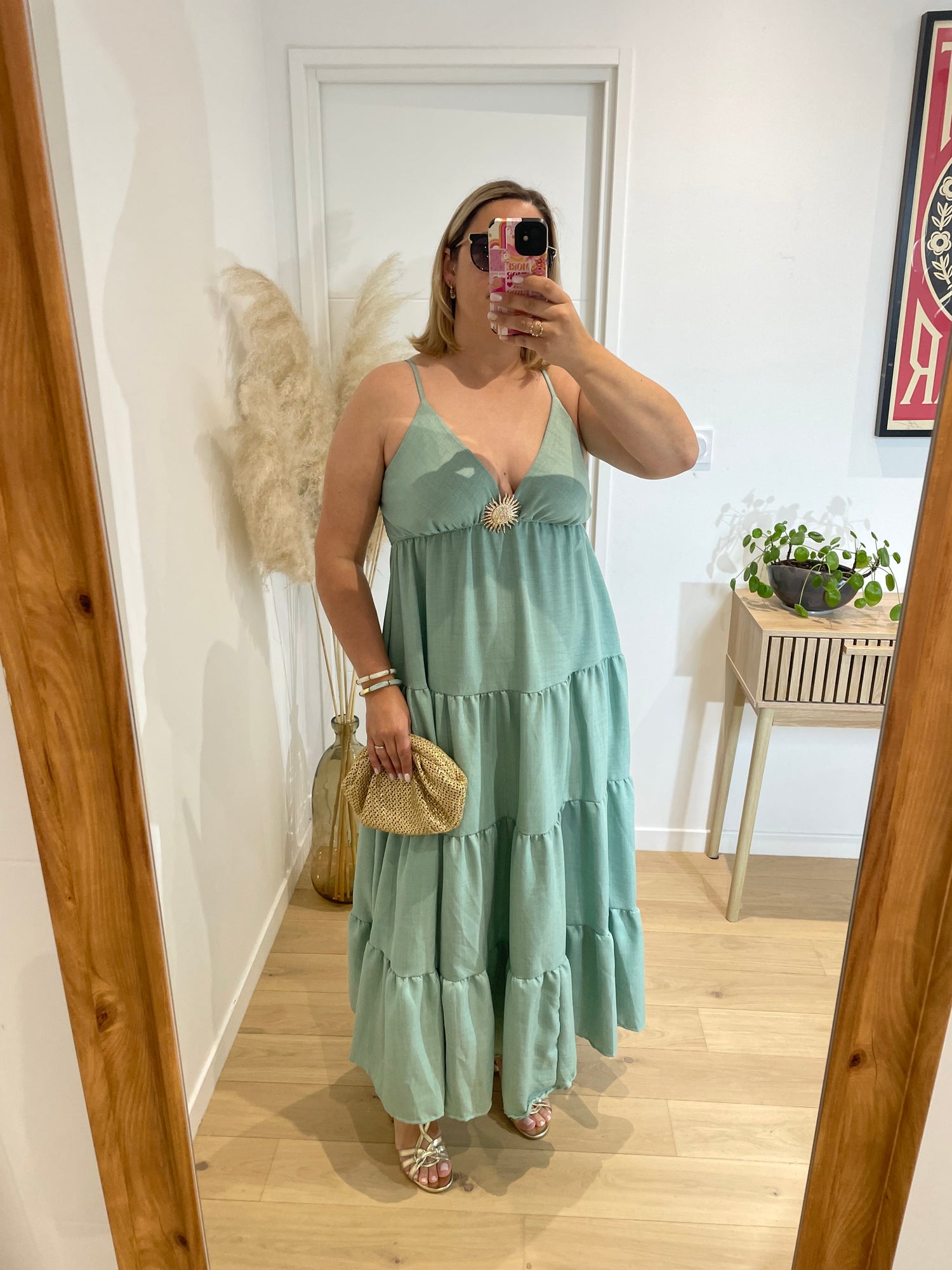 Robe Charlize - verte