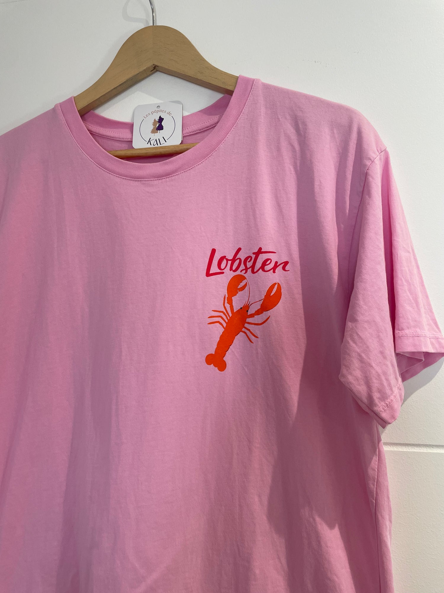 T-shirt lobster -rose