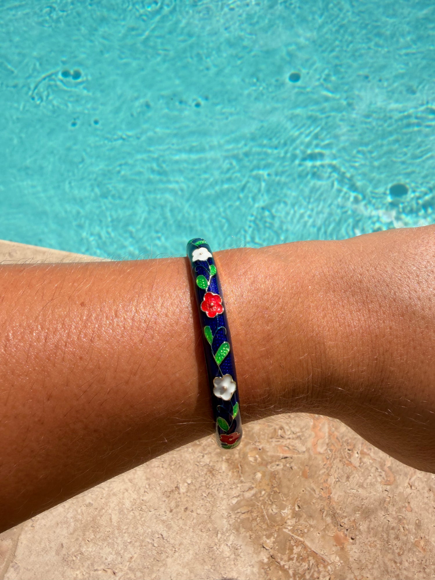 Bracelet Kamala - bleu marine