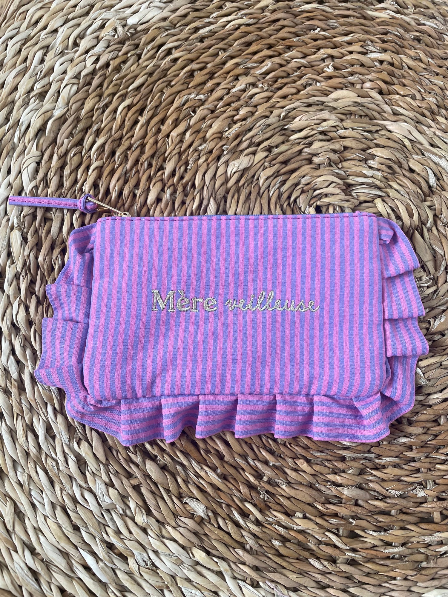 Pochette mère veilleuse - violet