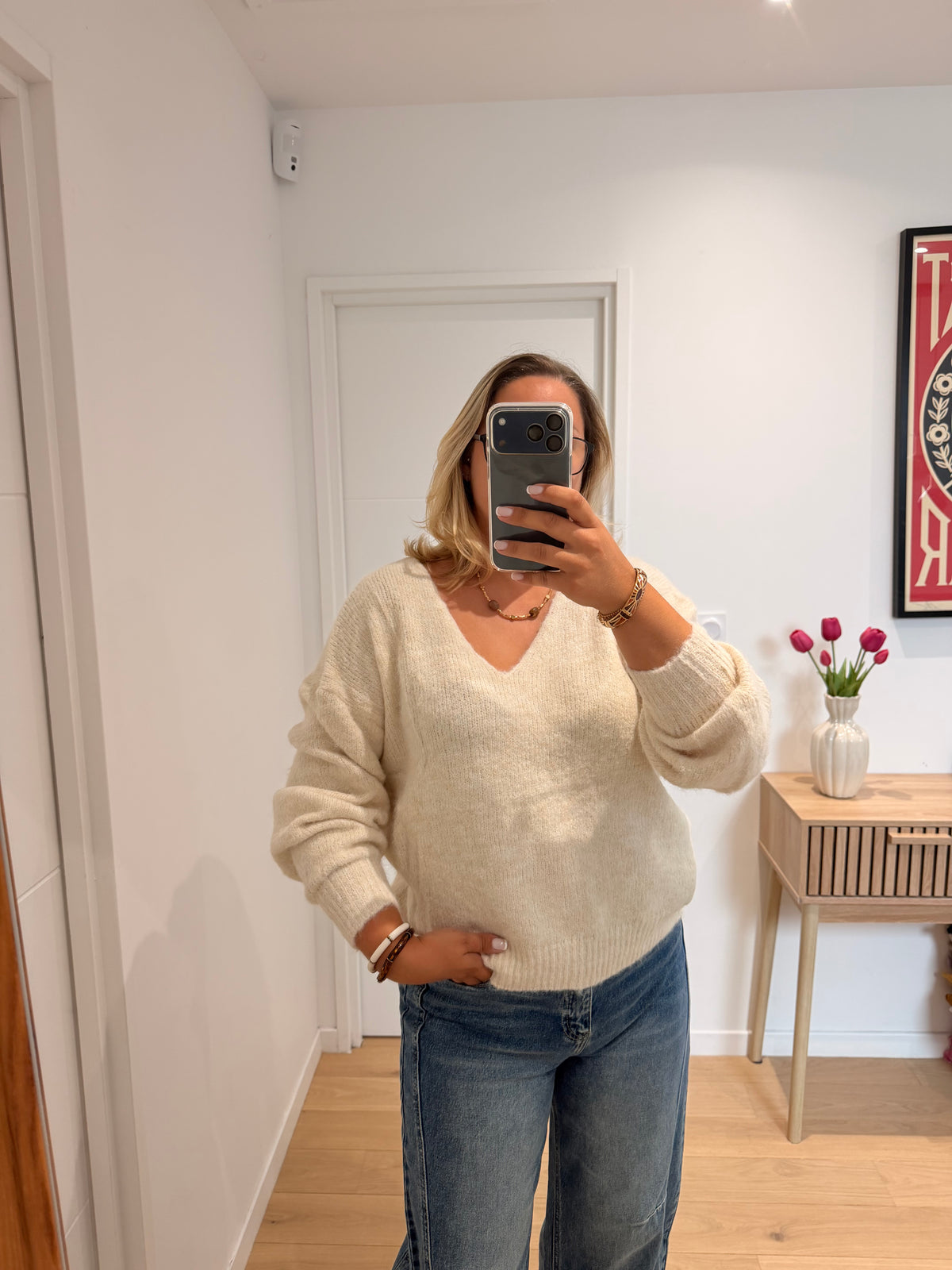 Pull Lya - blanc