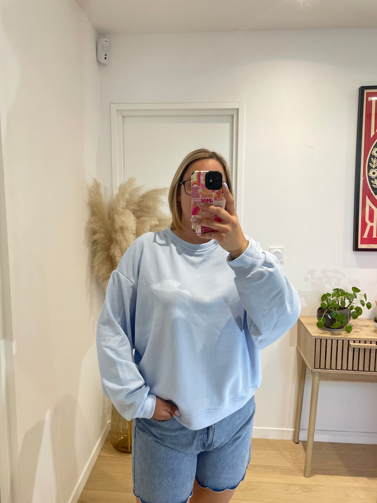 Sweat Color - bleu