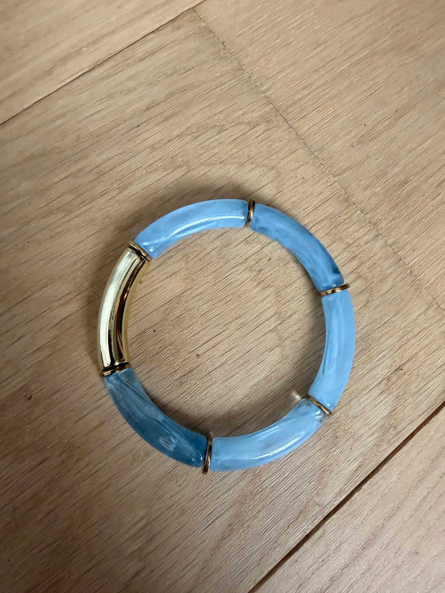 Bracelet Ambre - bleu