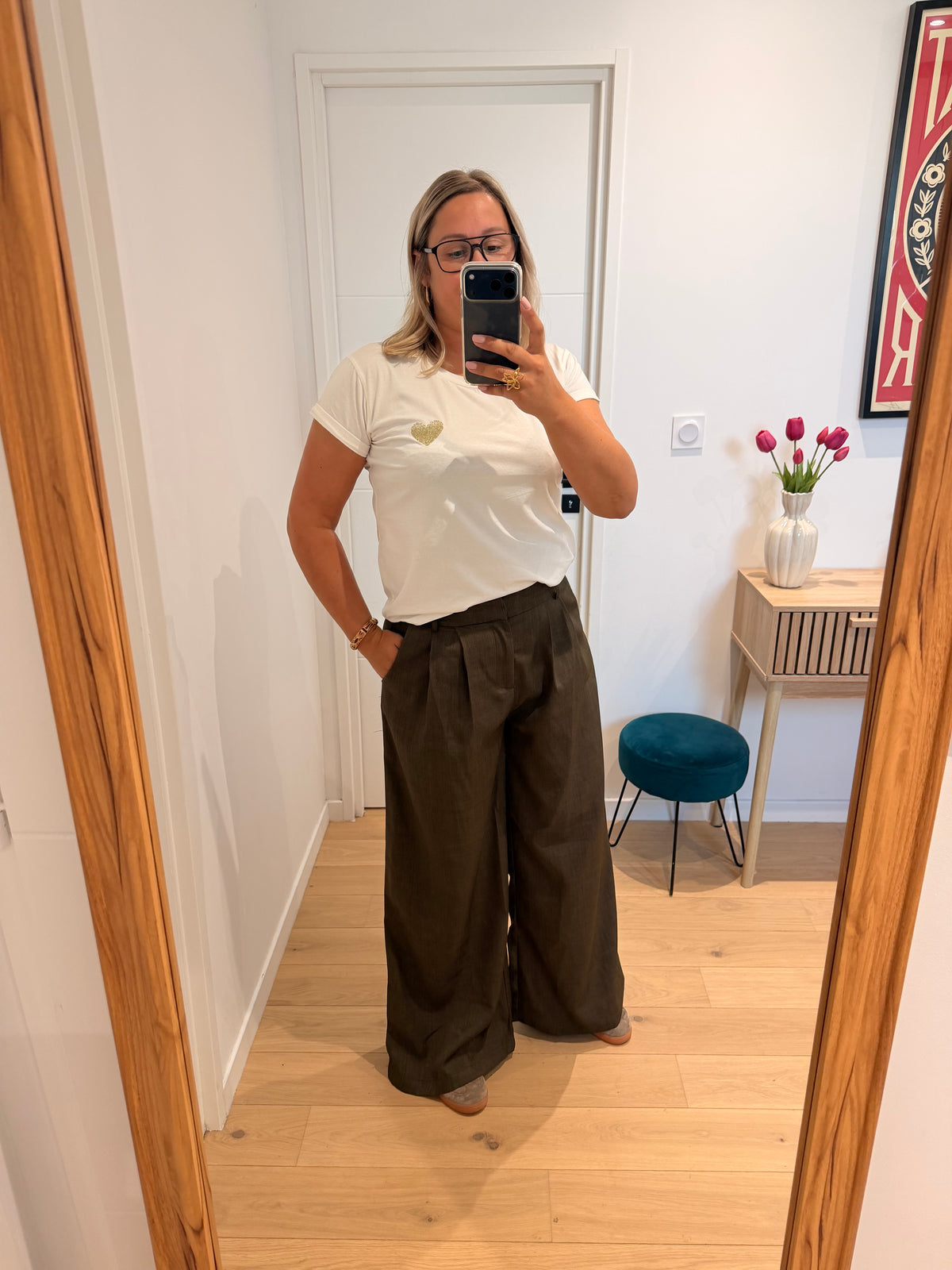 Pantalon Claudia - marron