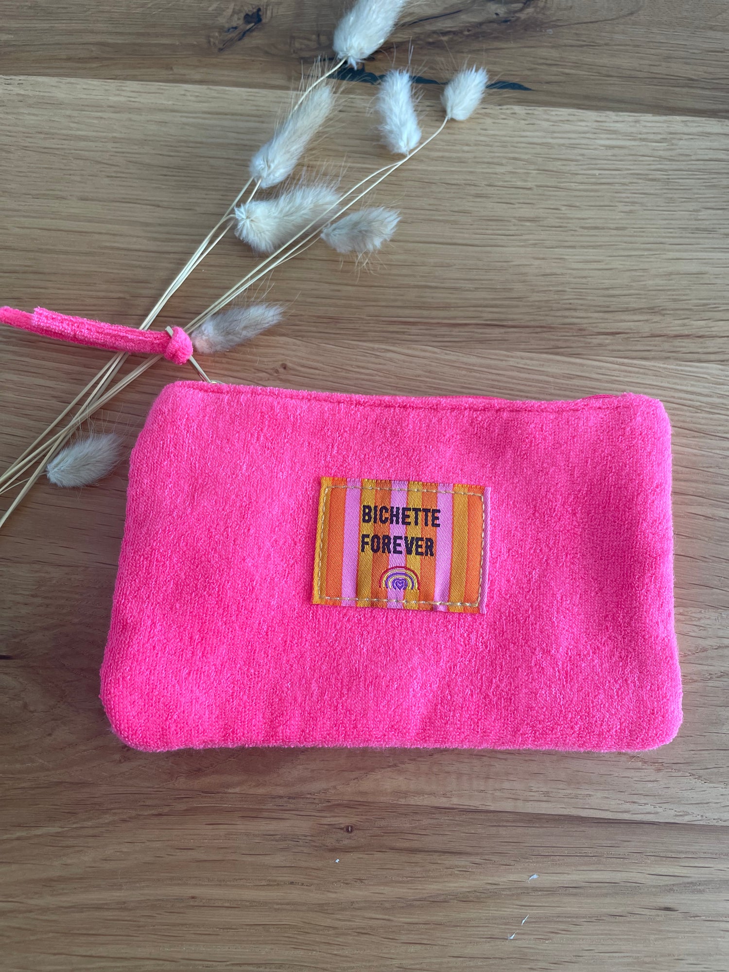Pochette bichette -rose fushia