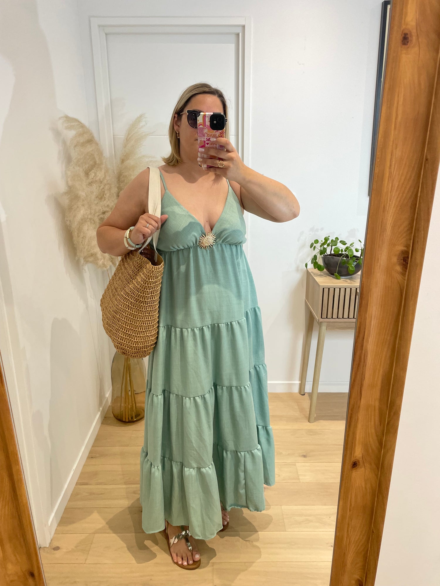 Robe Charlize - verte