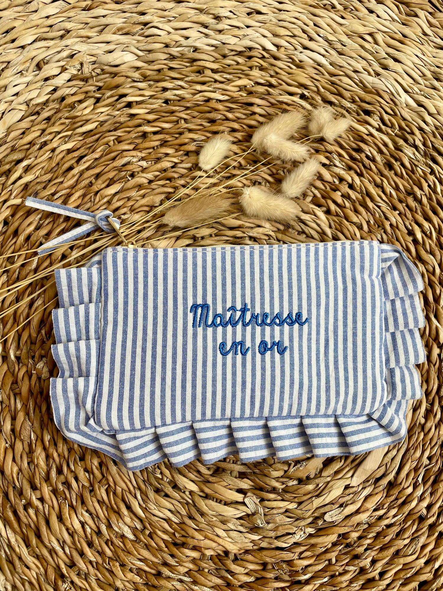 Pochette maîtresse - bleu