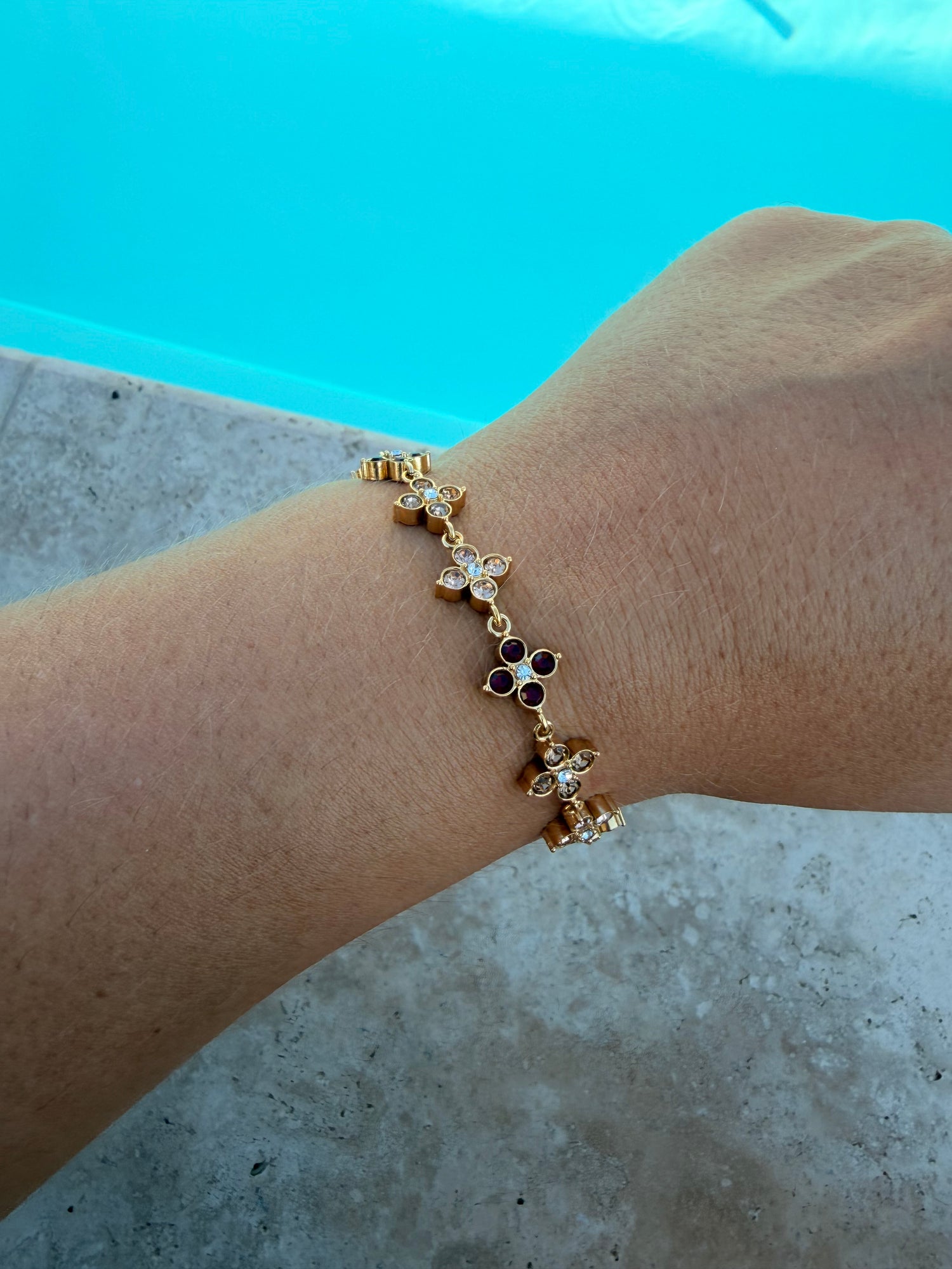 Bracelet Flora - Champagne