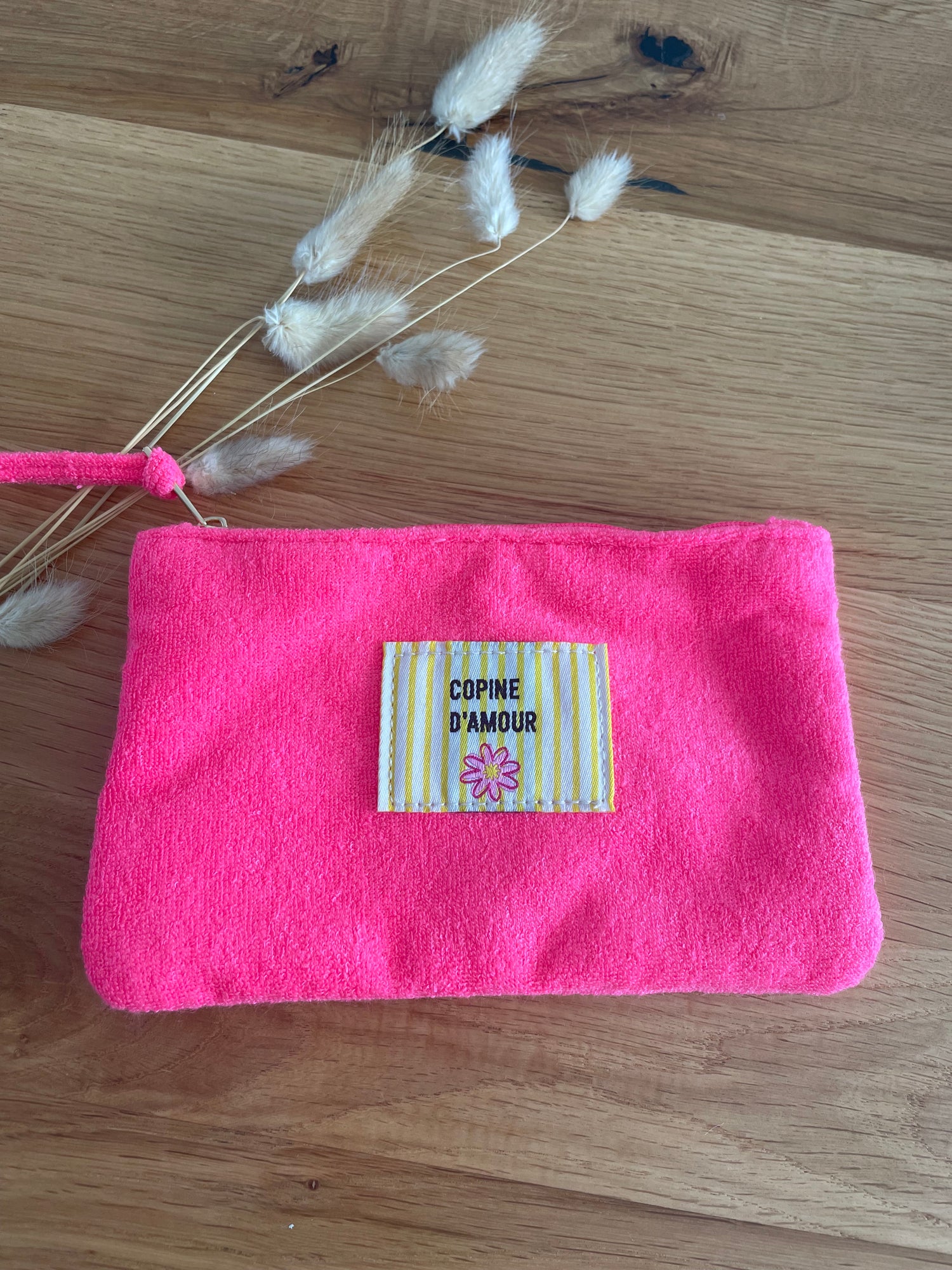 Pochette copine - rose fushia