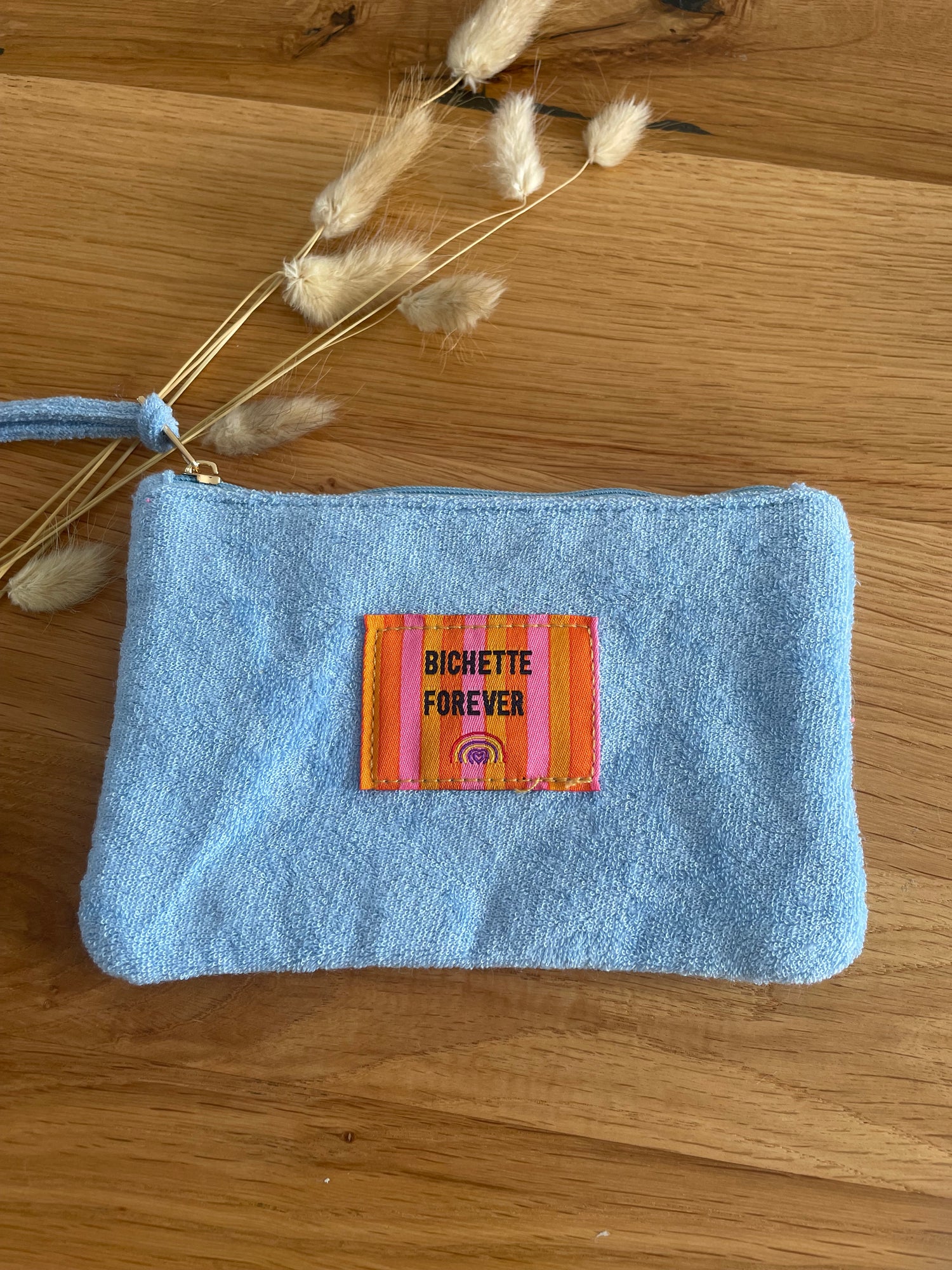 Pochette bichette - bleu
