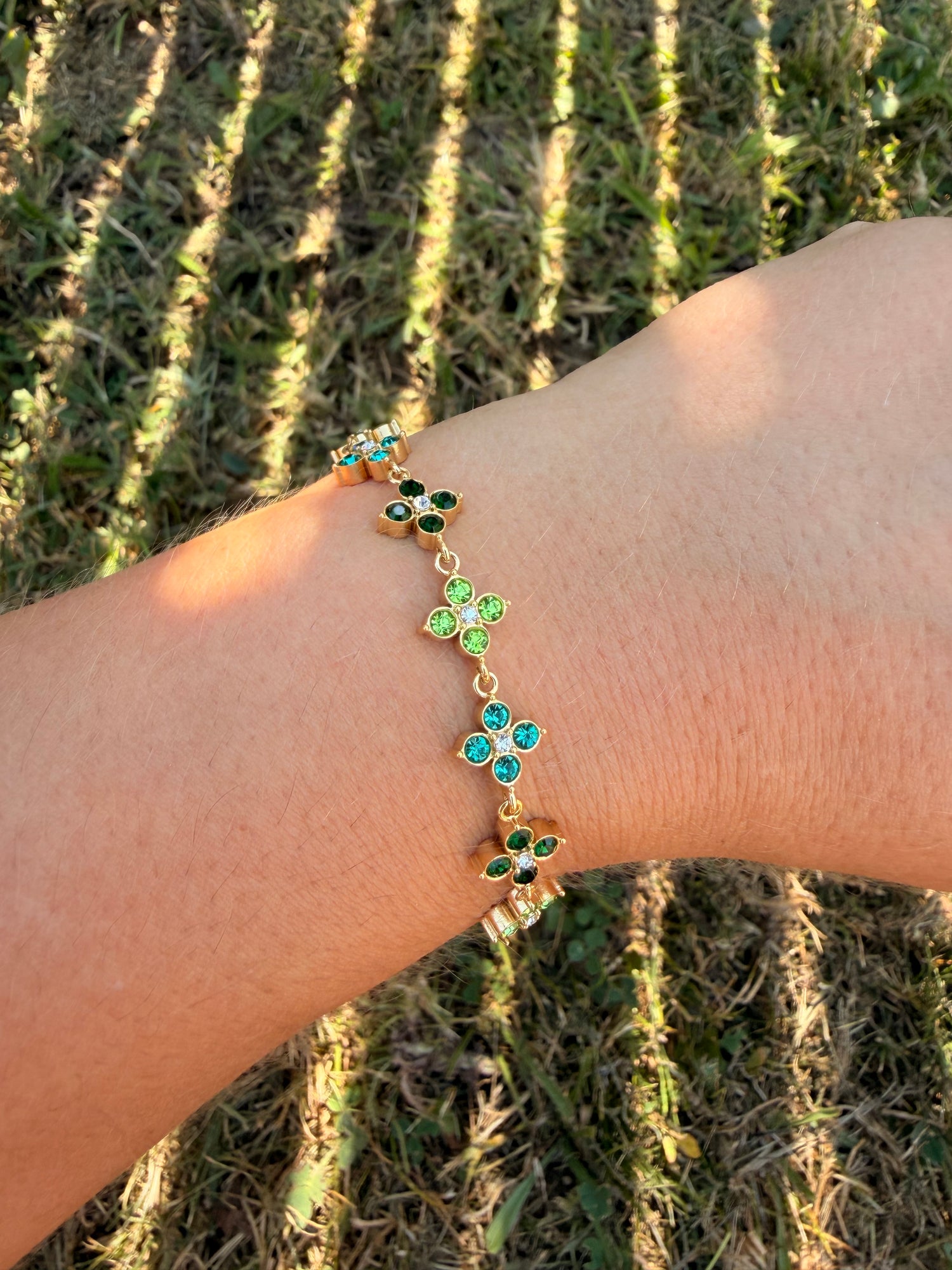 Bracelet Flora - vert
