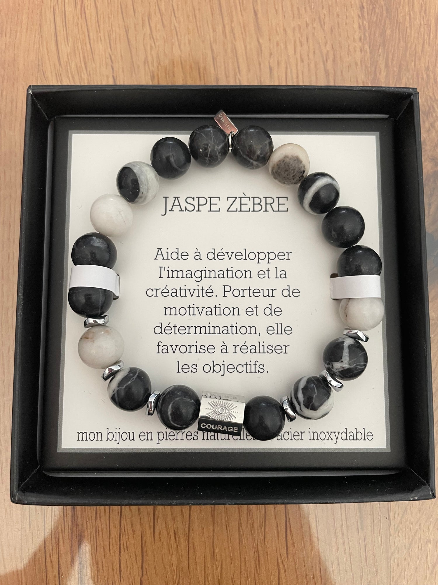 Bracelet Jaspe Zèbre