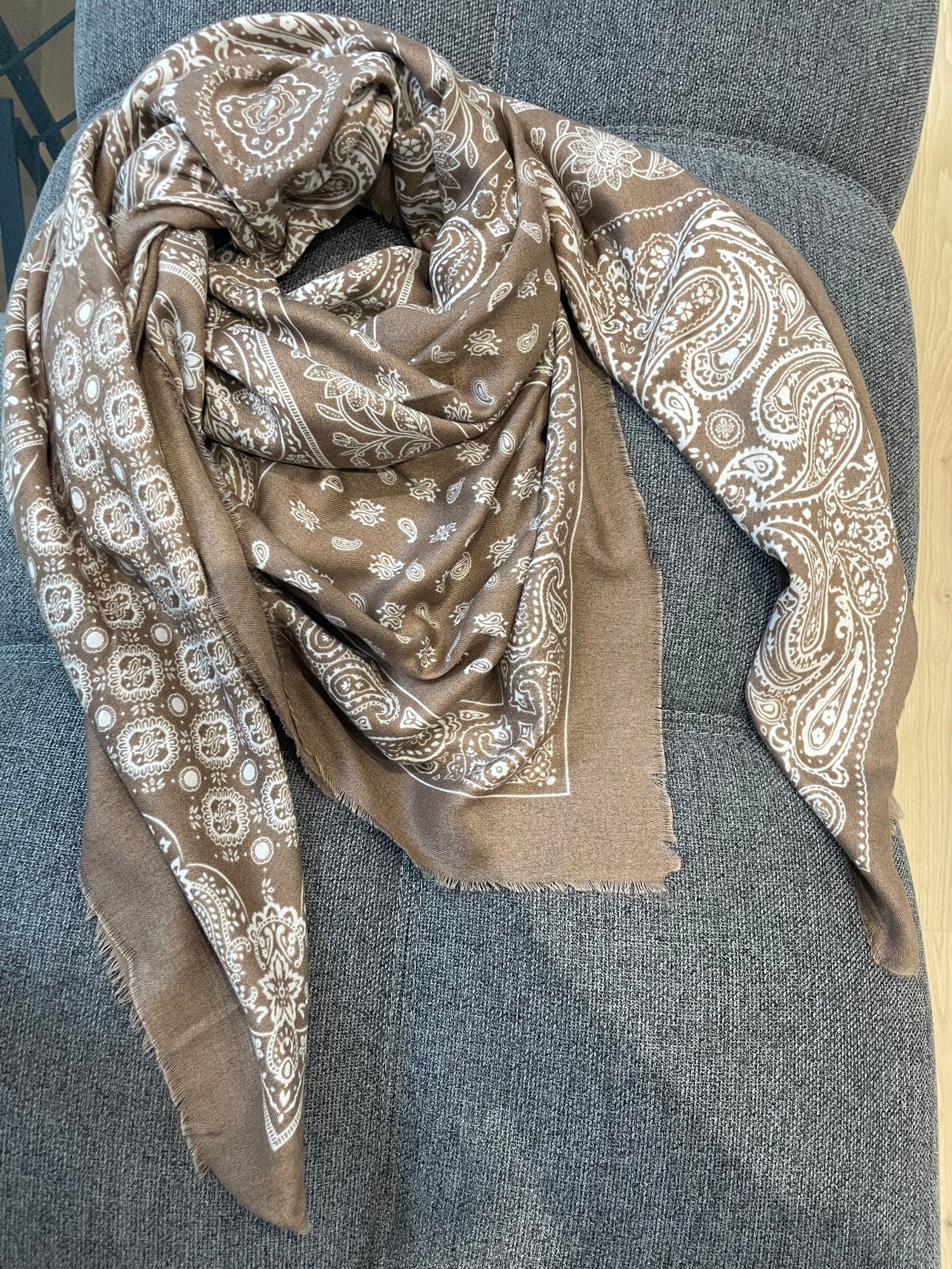 Echarpe bandana GM - taupe