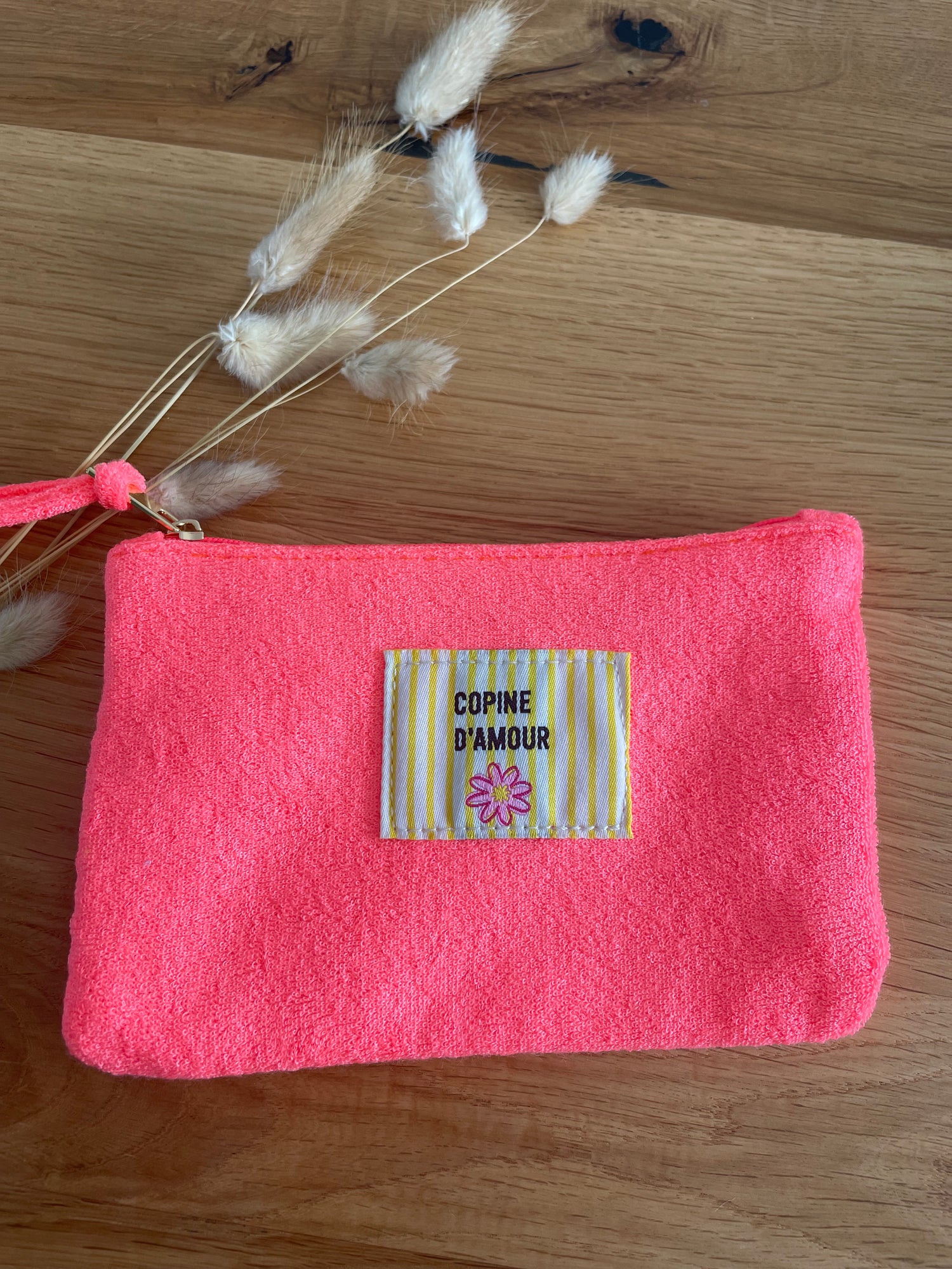 Pochette copine - rose