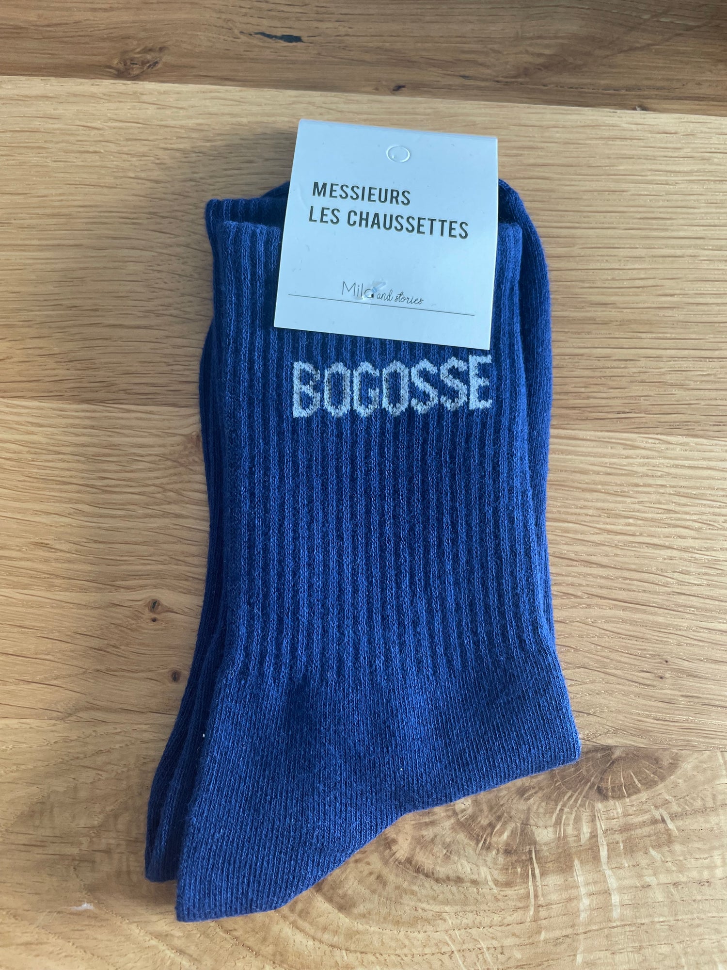 Chaussettes bogosse - bleu