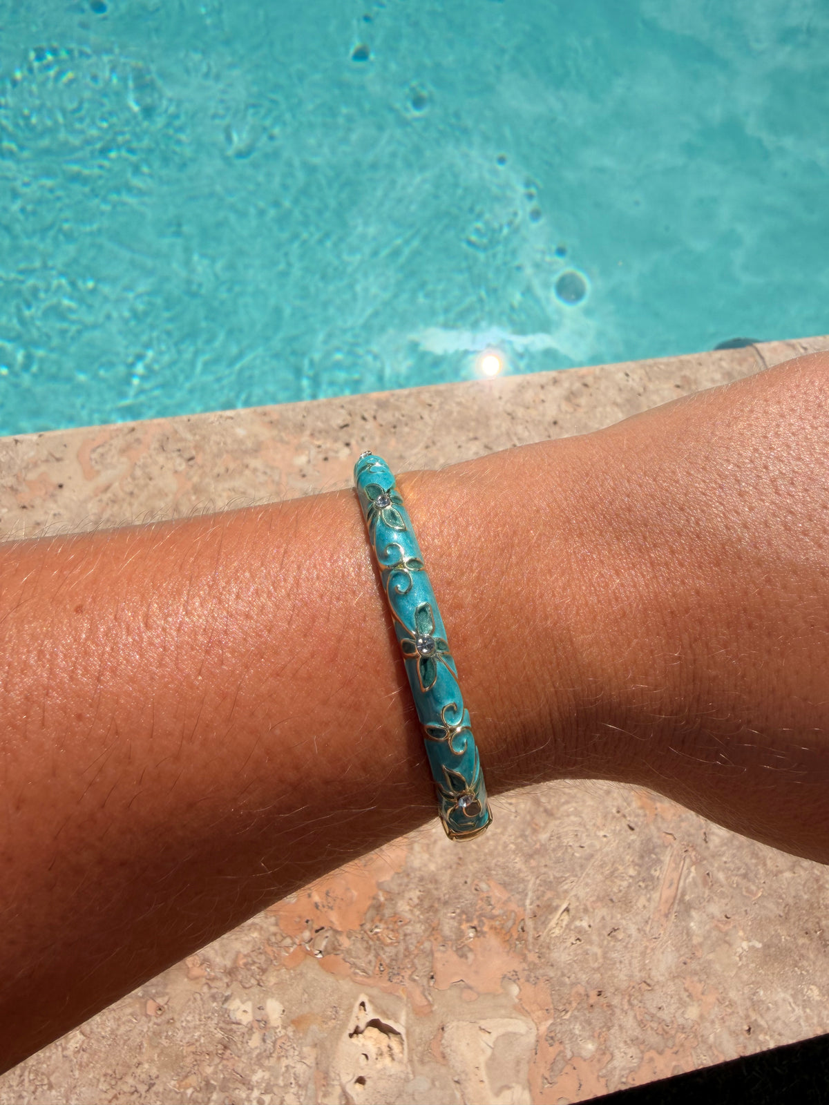 Bracelet Kamala - bleu/vert