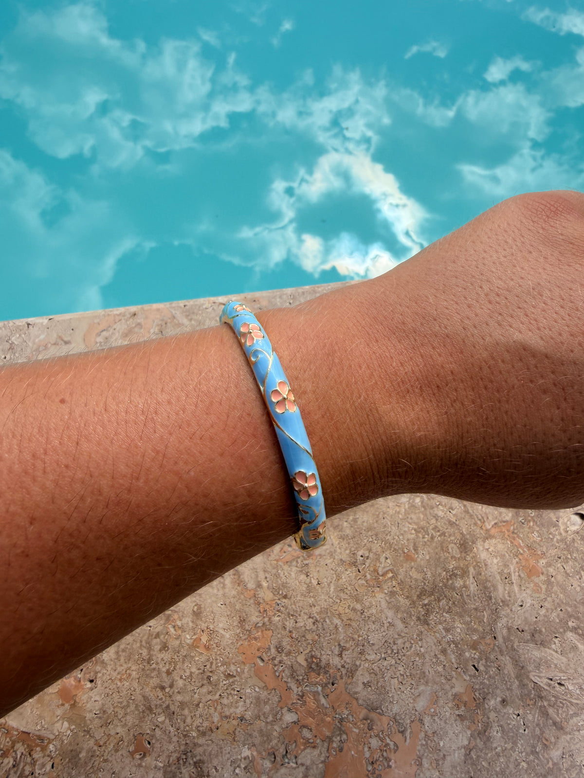 Bracelet Kamala - bleu/orange