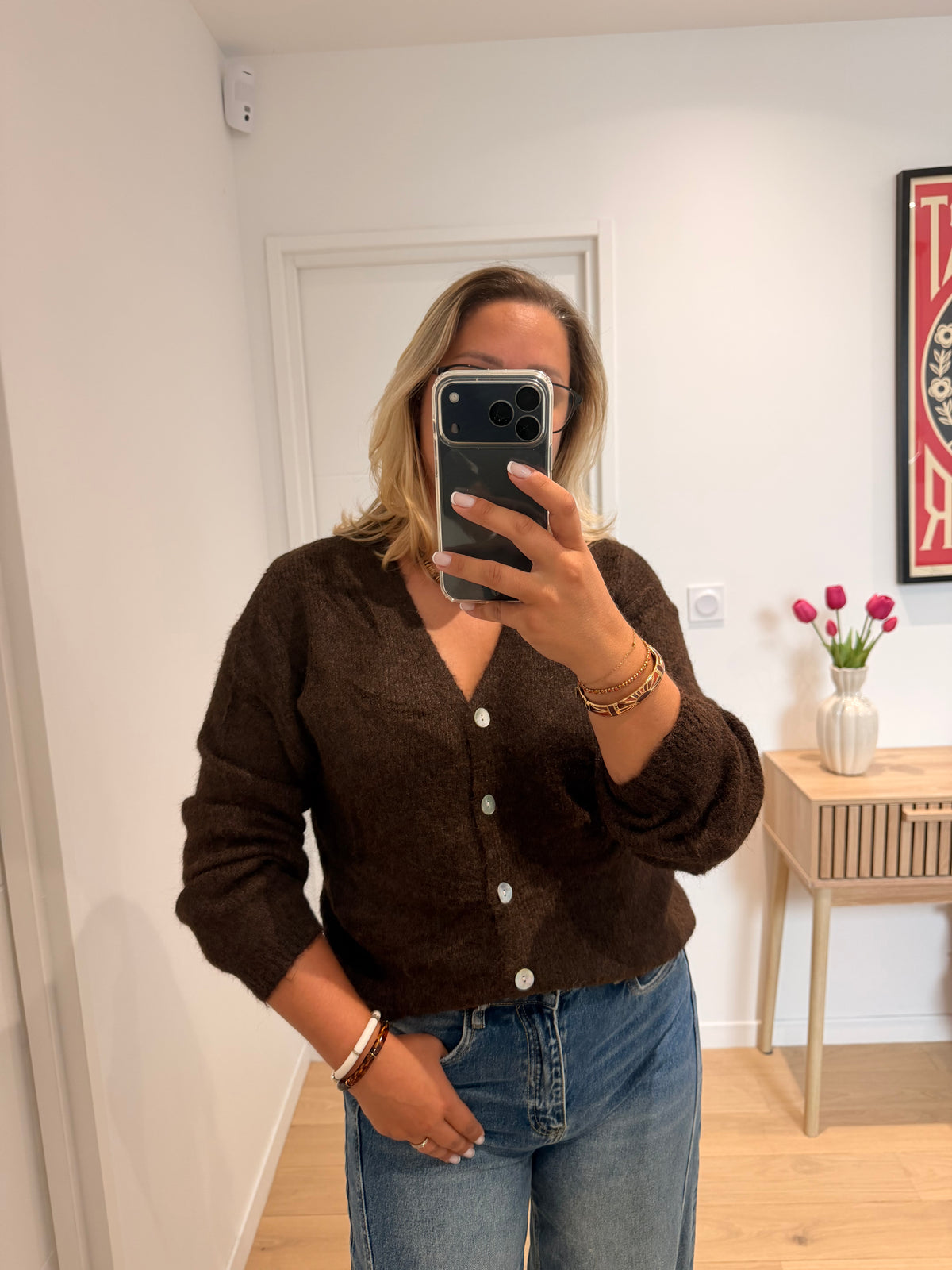 Gilet Alix - marron