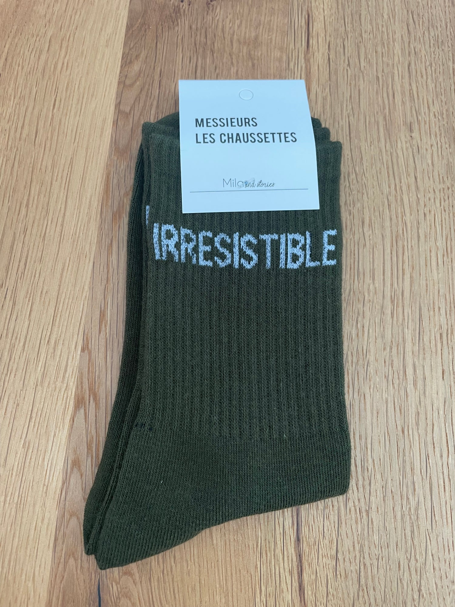 Chaussettes Irrésistible -kaki