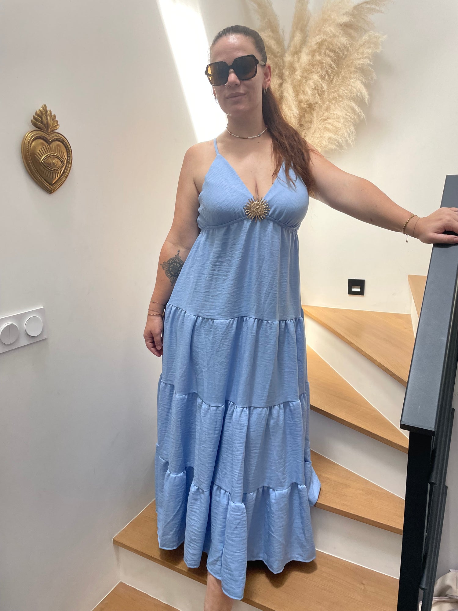 Robe Charlize - bleu