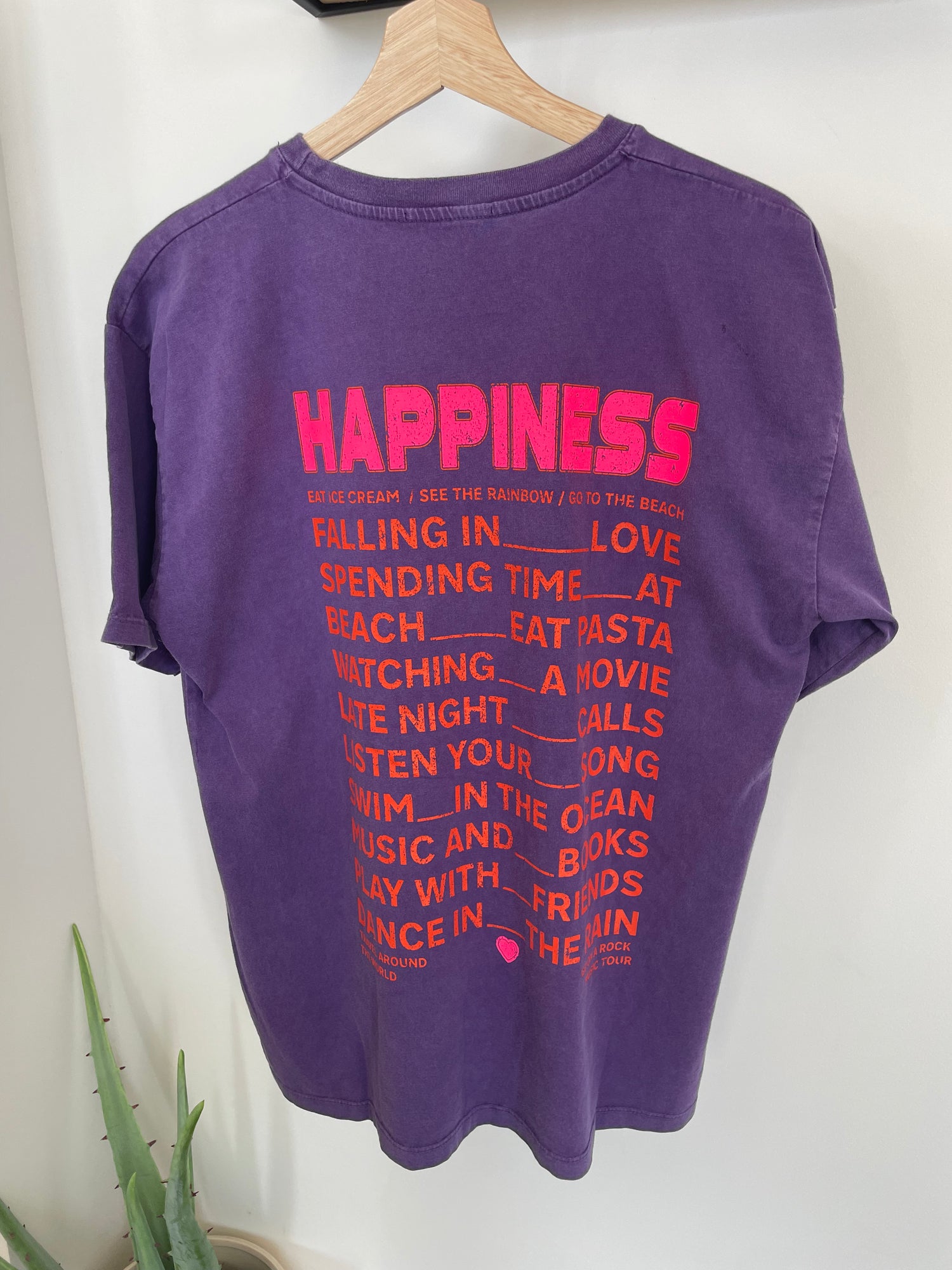 T-shirt Happiness - violet