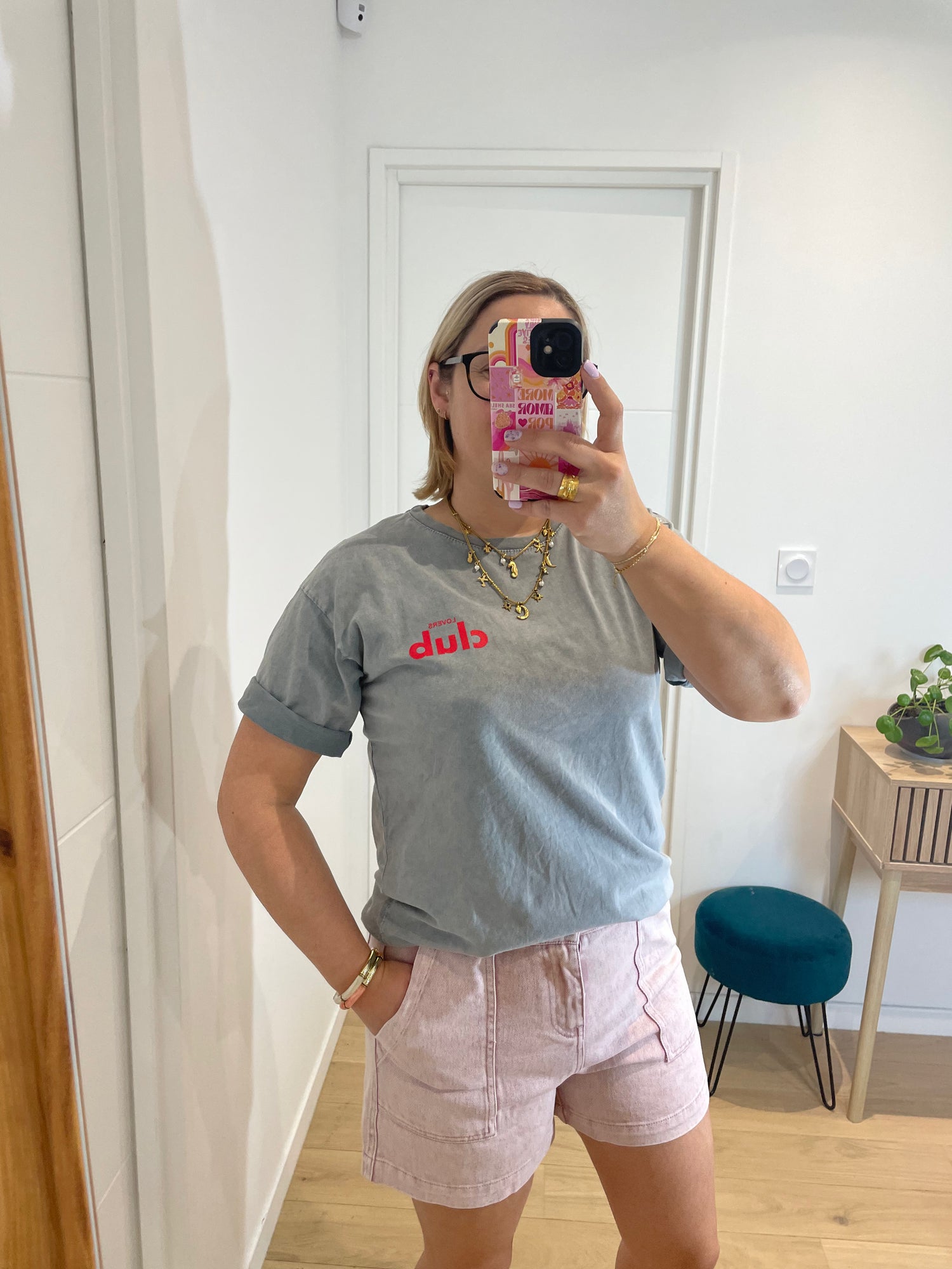 T-shirt club - gris