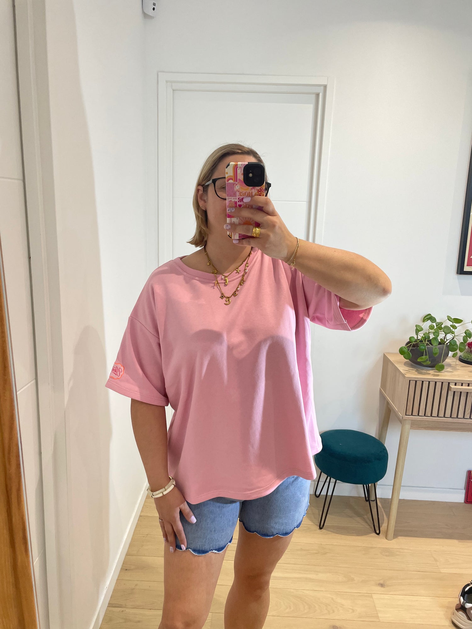 T-shirt sweat Leona - rose