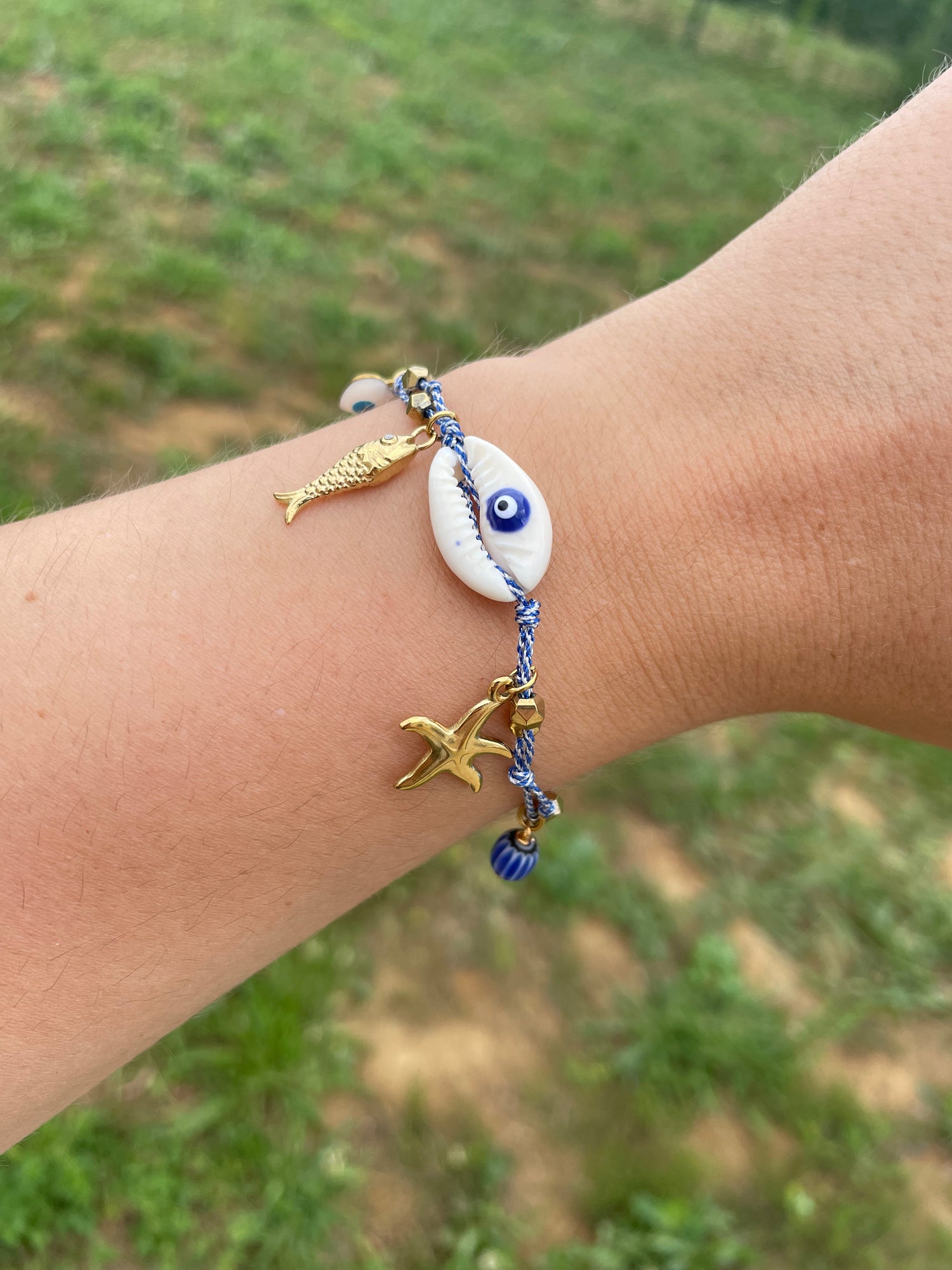 Bracelet oeil bleu
