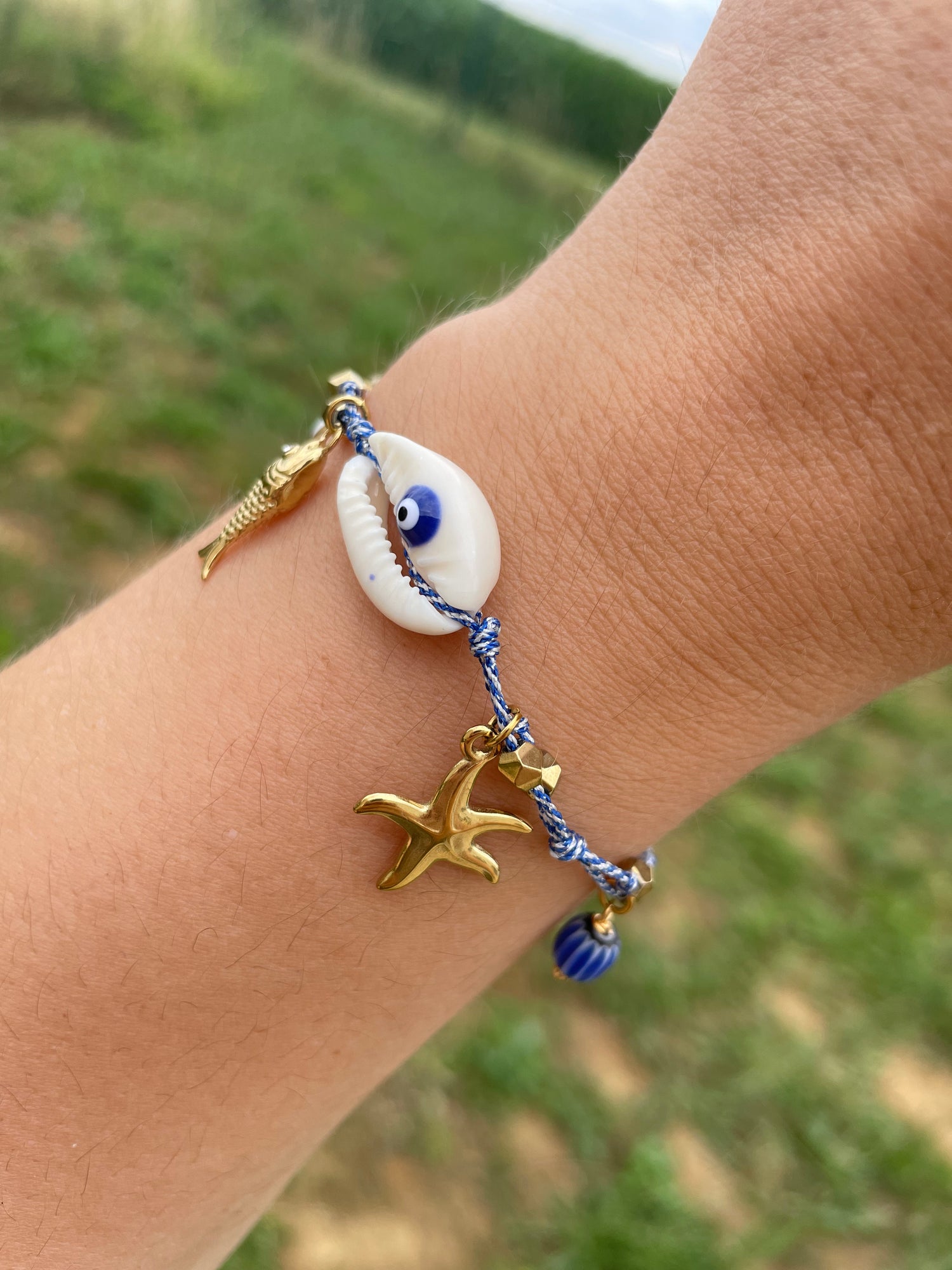 Bracelet oeil bleu