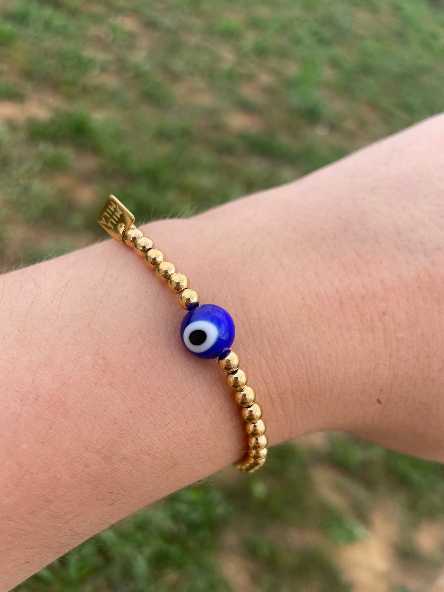 Bracelet oeil doré