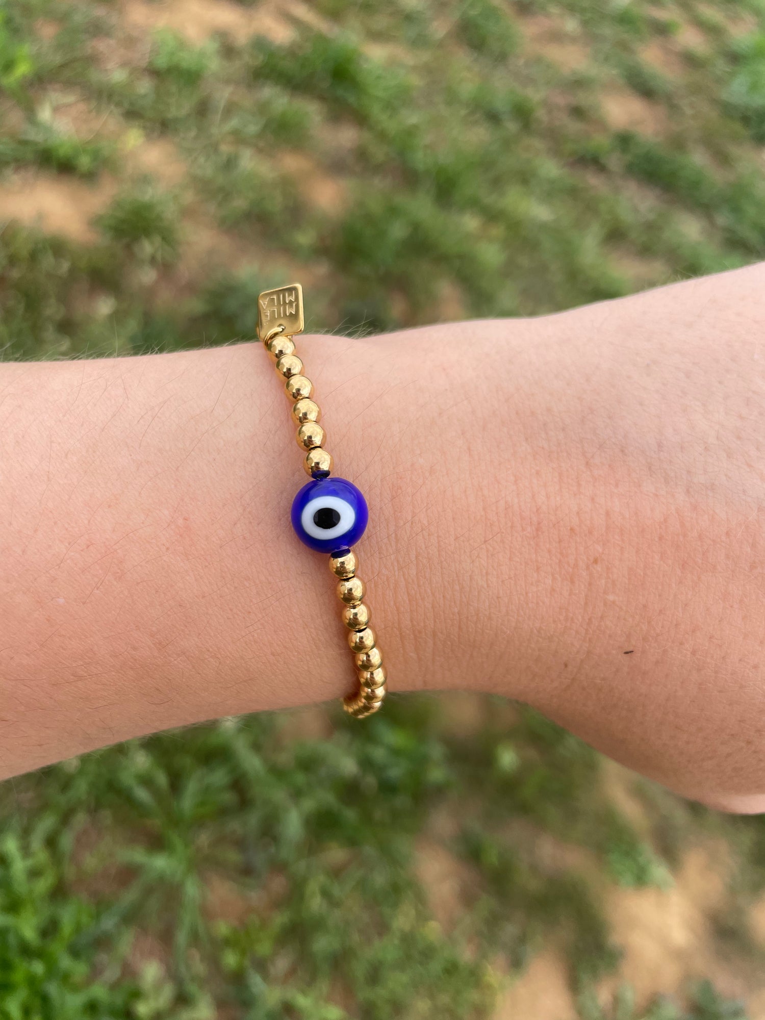 Bracelet oeil doré