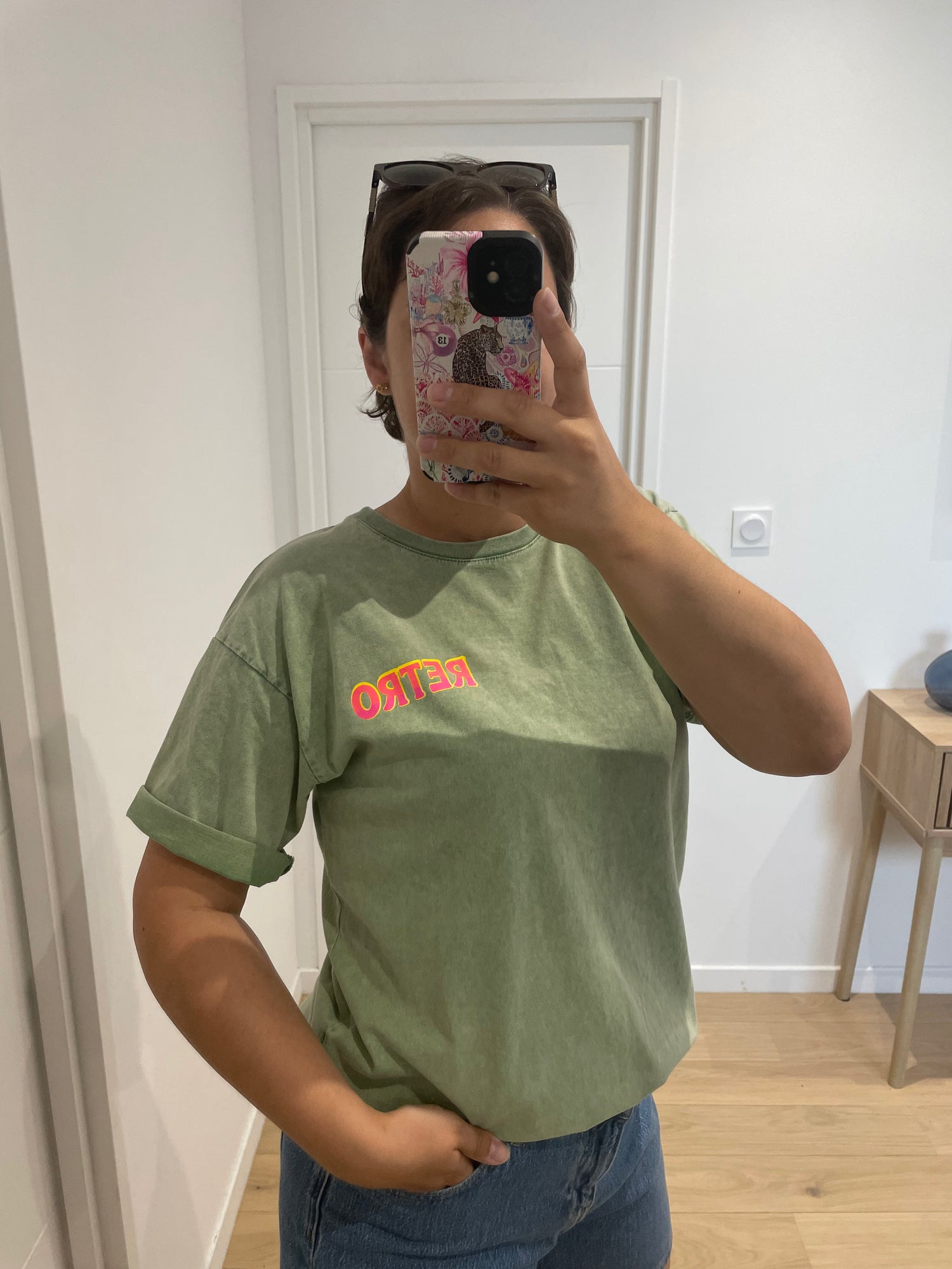 T-shirt Retro - vert