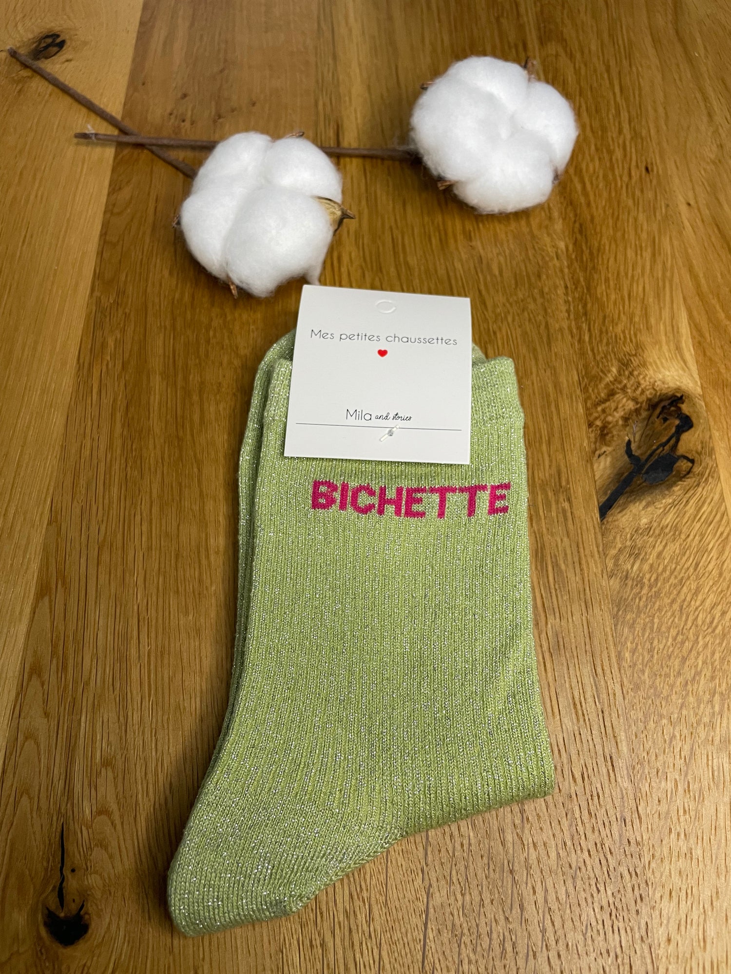 Chaussette Bichette - vert