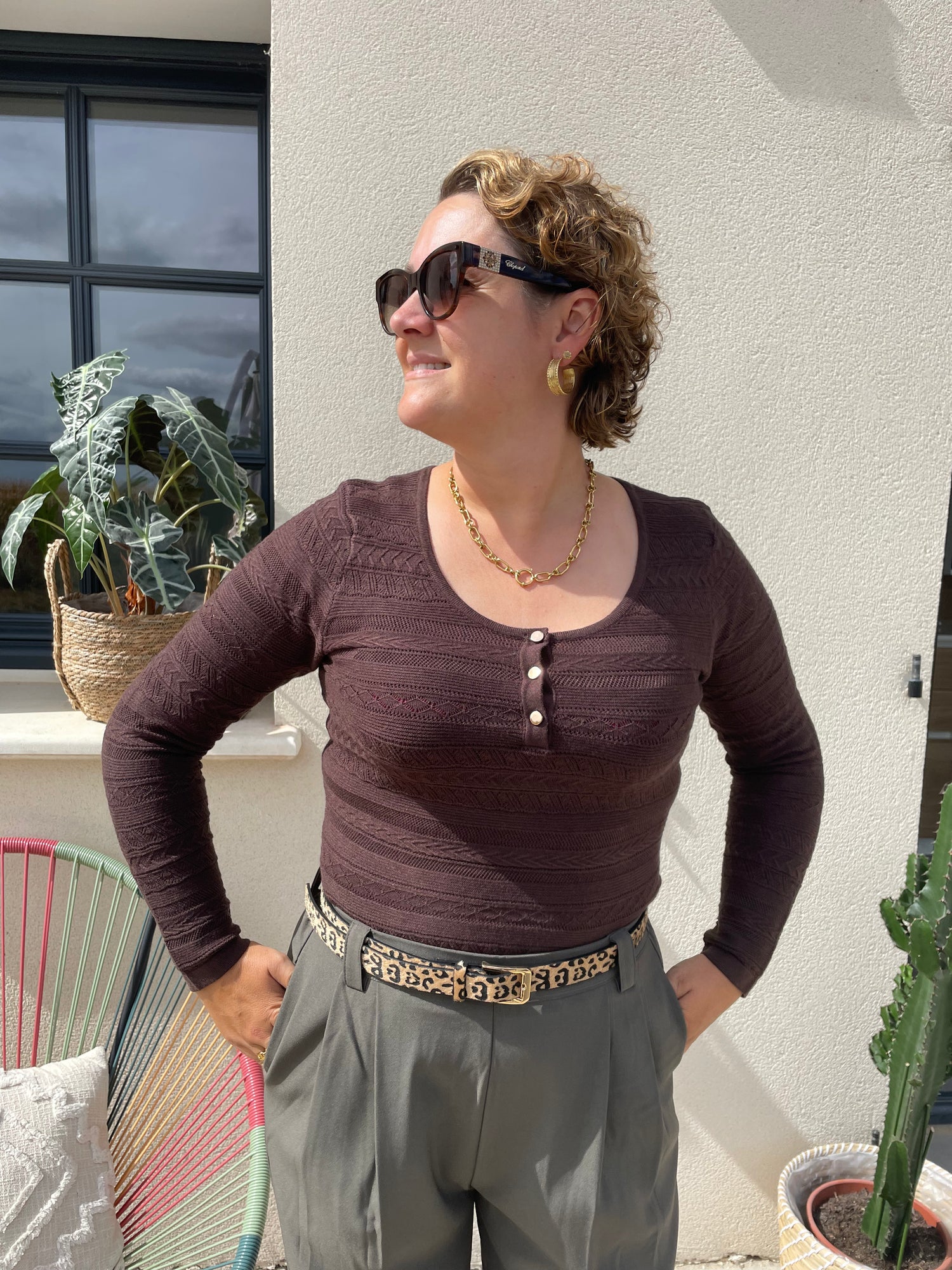 Pull Livia - marron