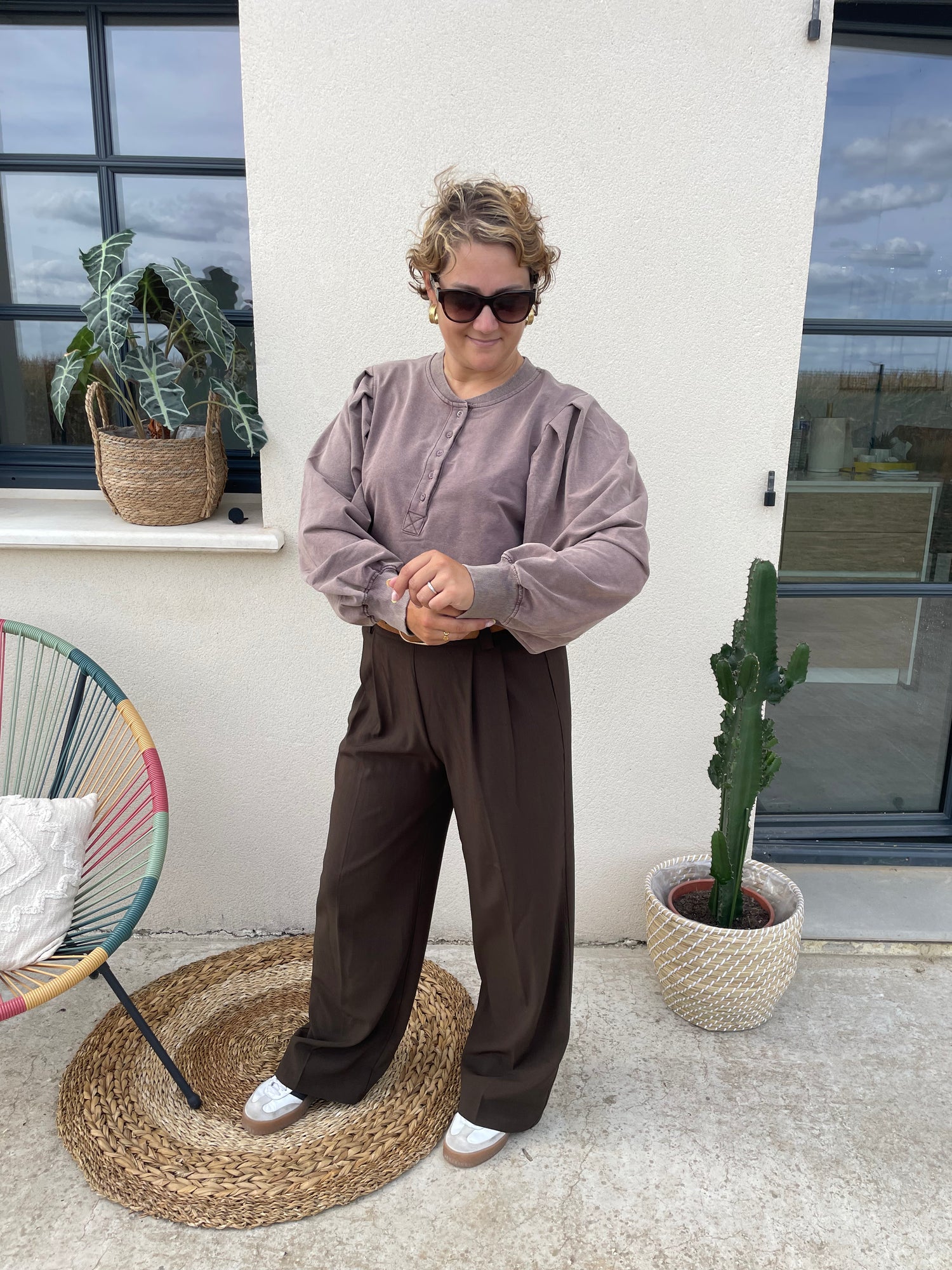 Sweat Margot - taupe