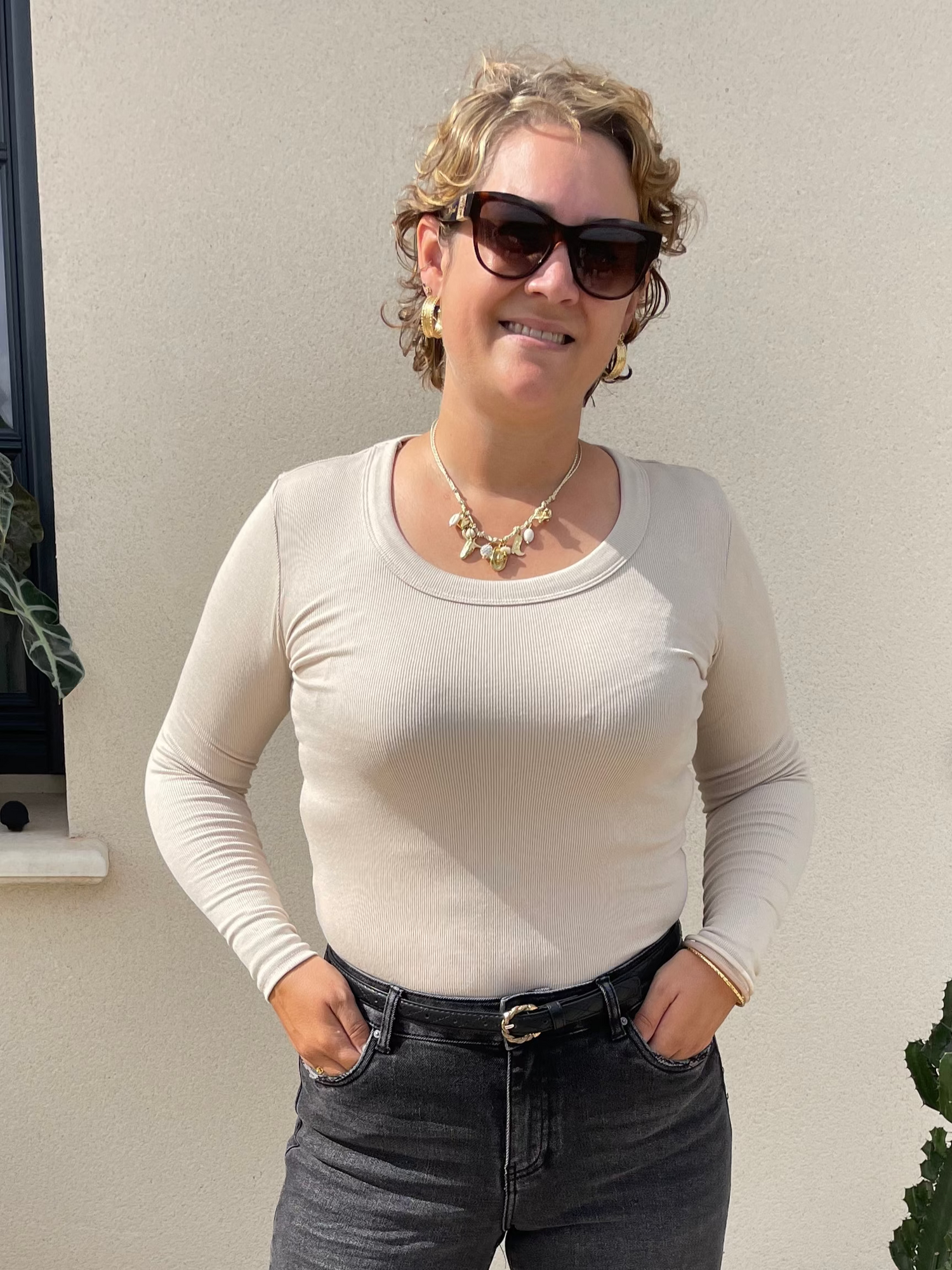 Top Ella - beige