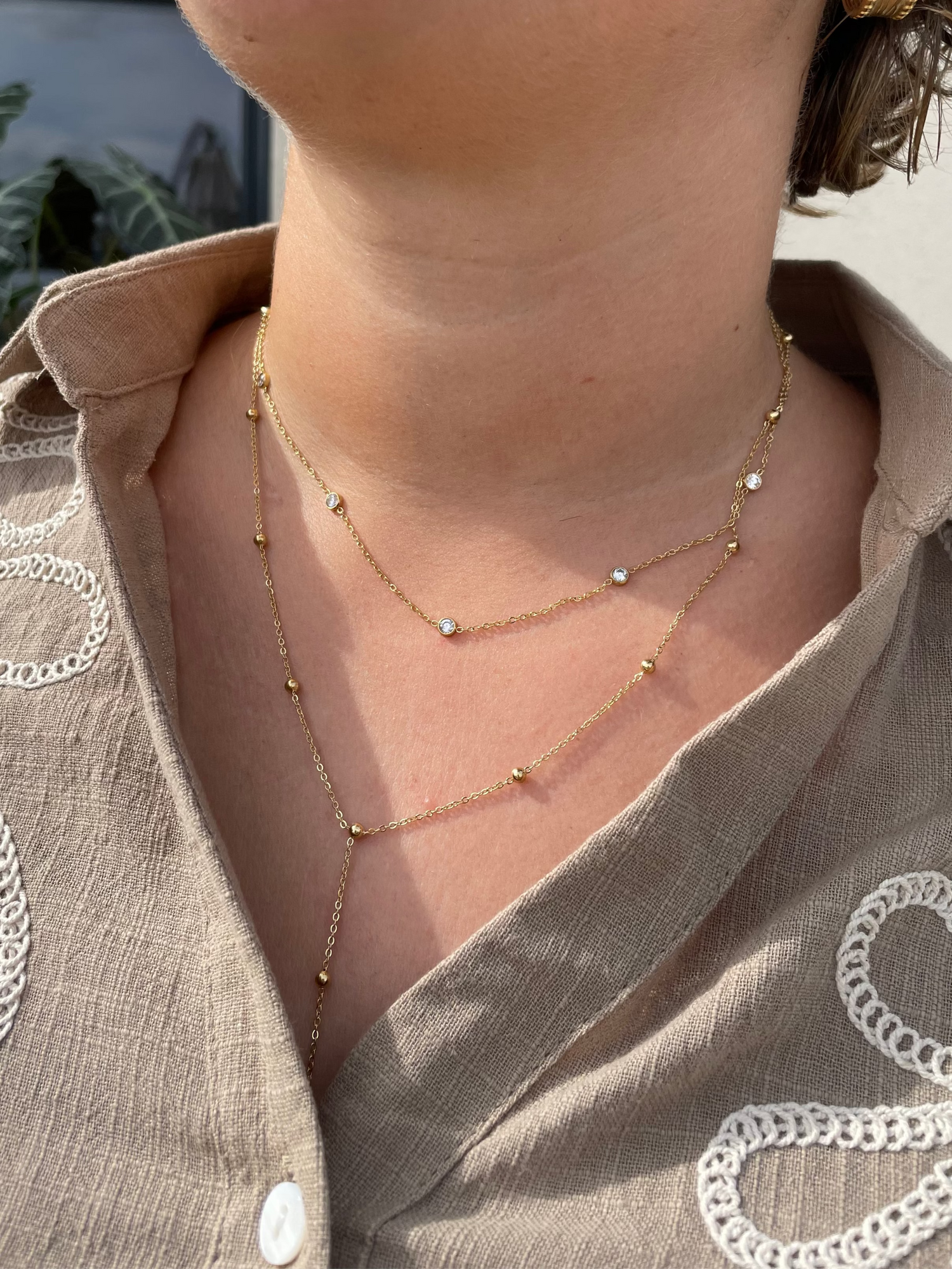 Collier Maelle - doré