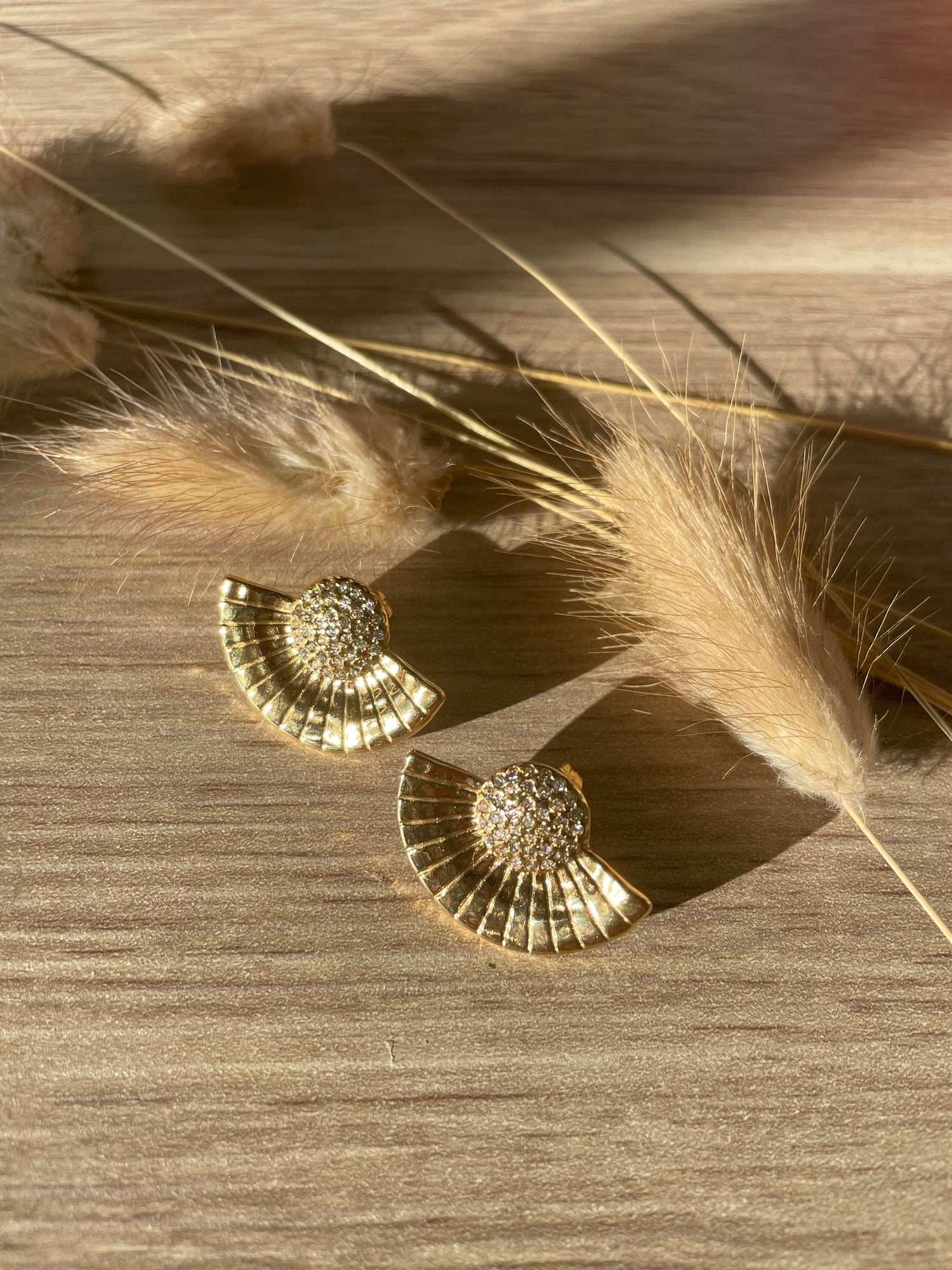 Boucles Théa - doré