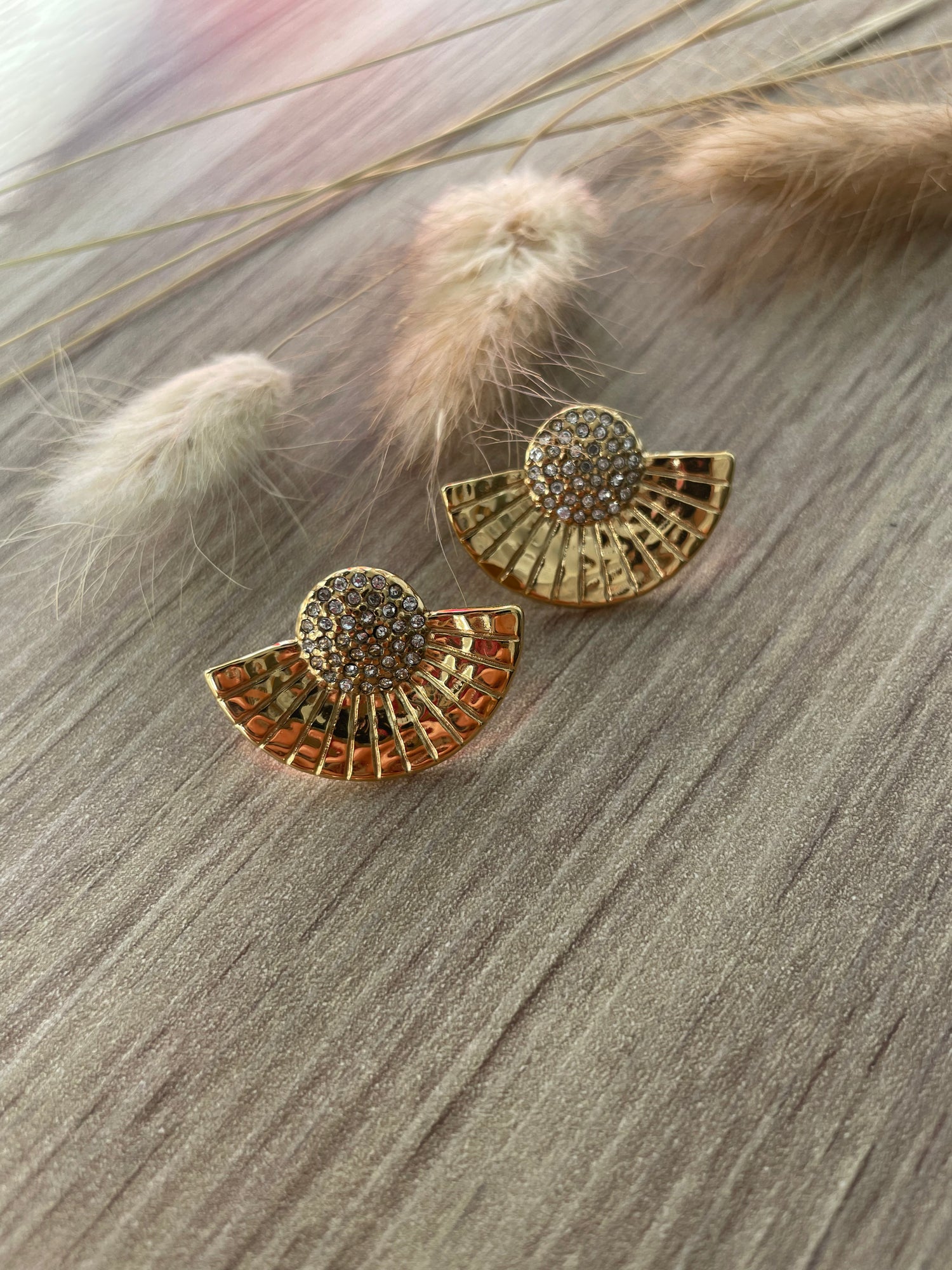 Boucles Théa - doré