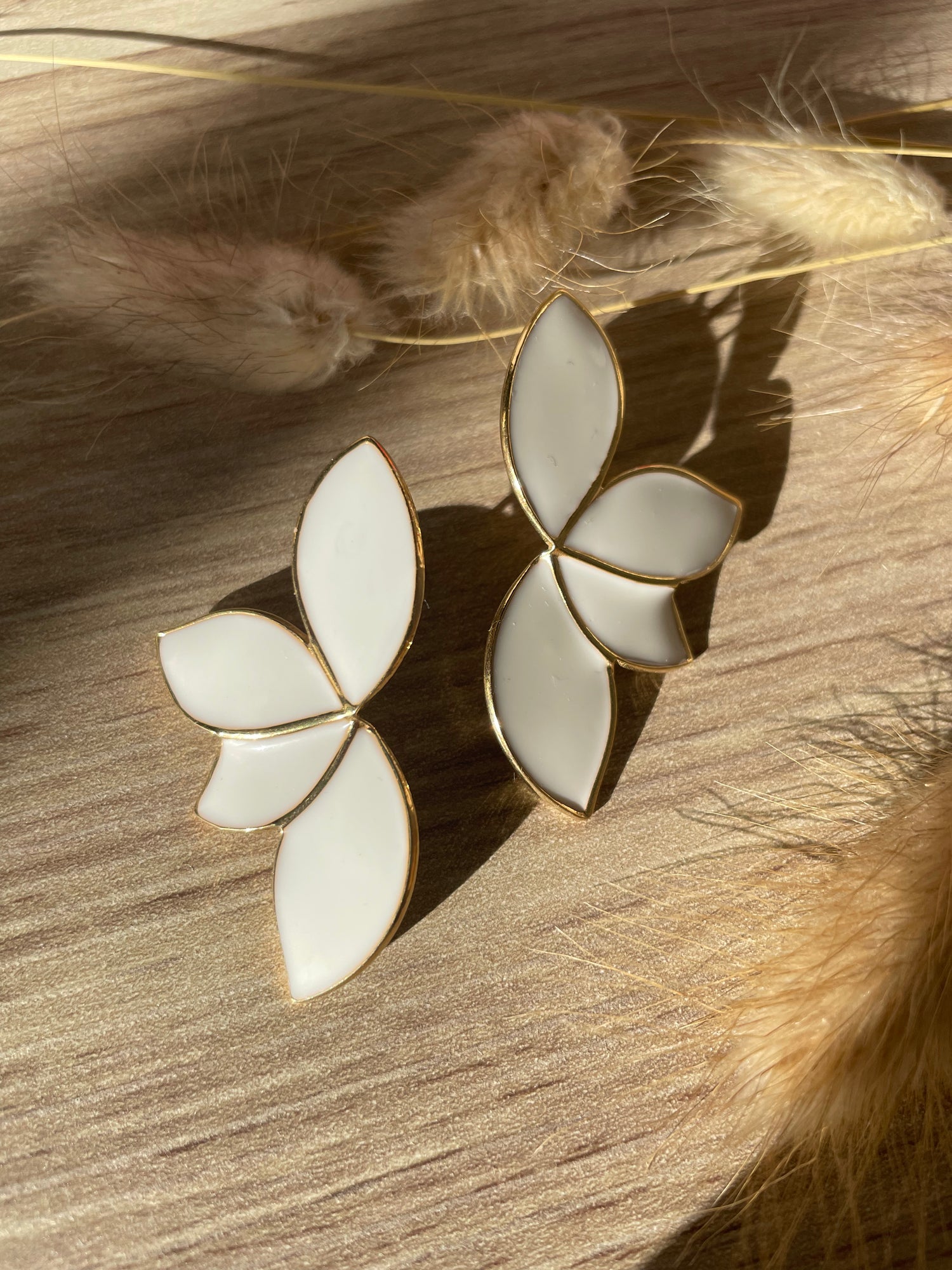 Boucles Charlotte - blanche