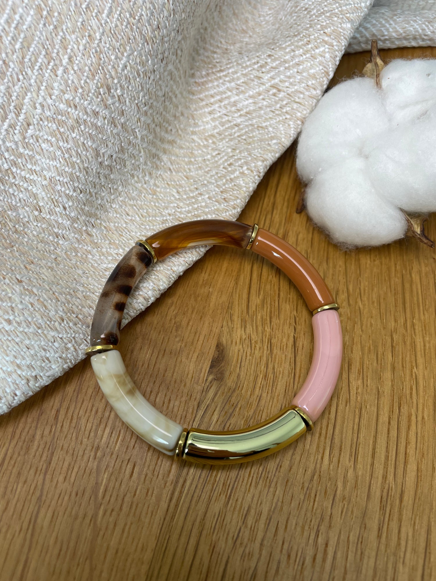 Bracelet Ambre - rose