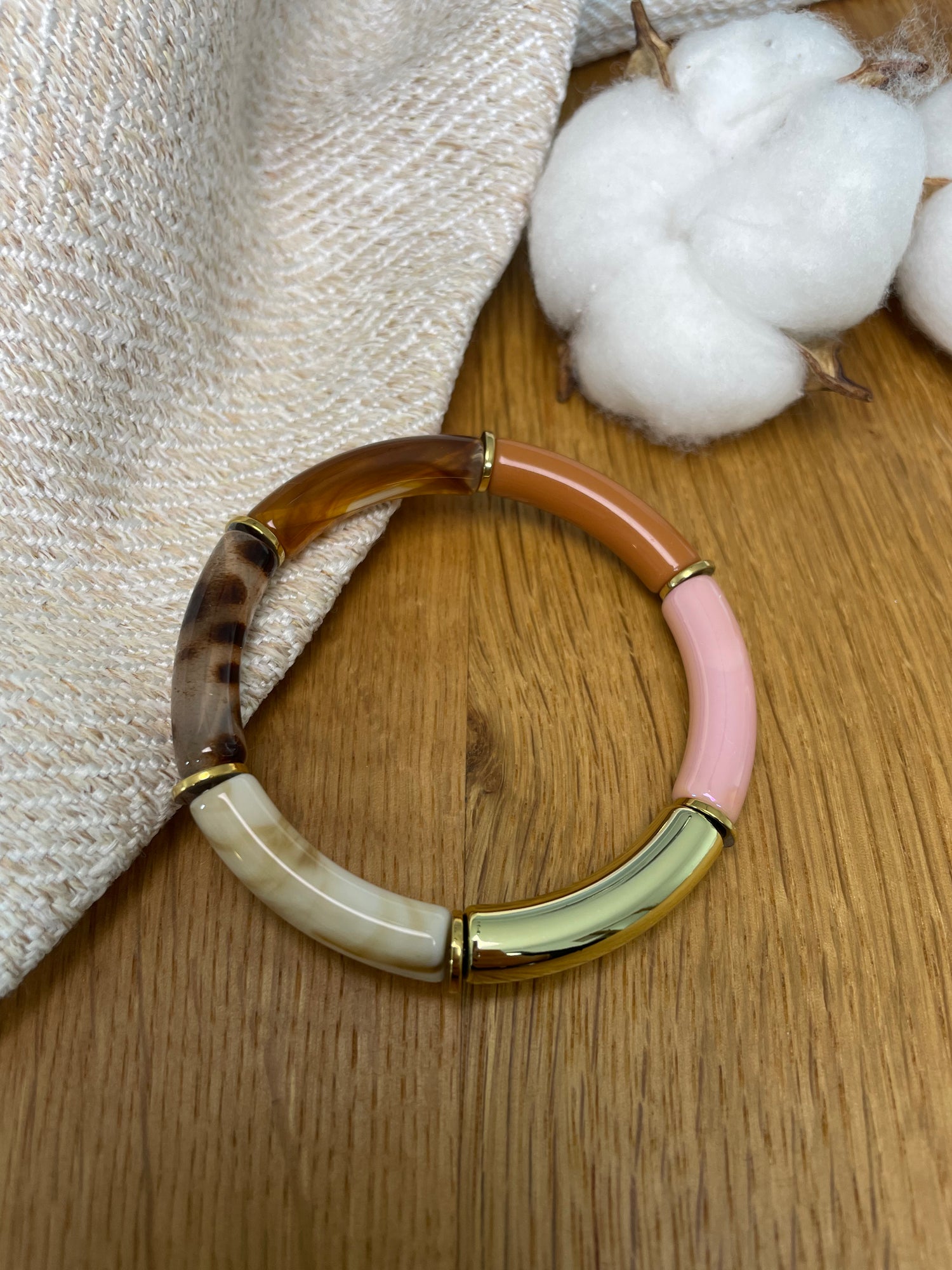 Bracelet Ambre - rose