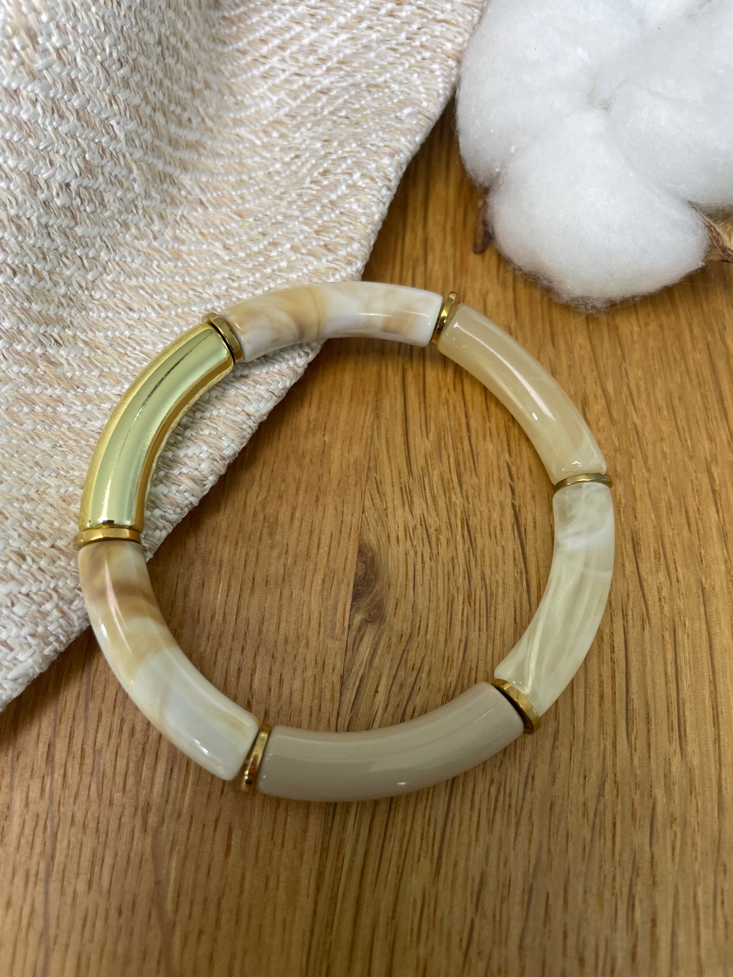 Bracelet Ambre - beige