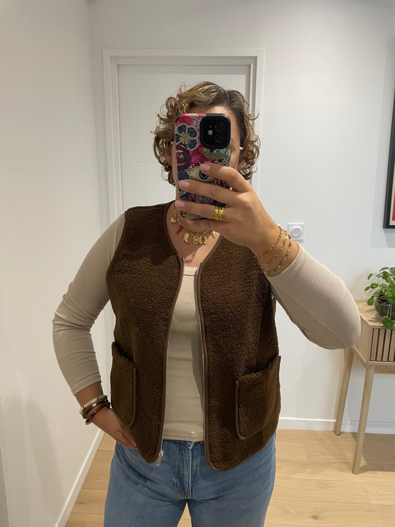 gilet Romy - marron