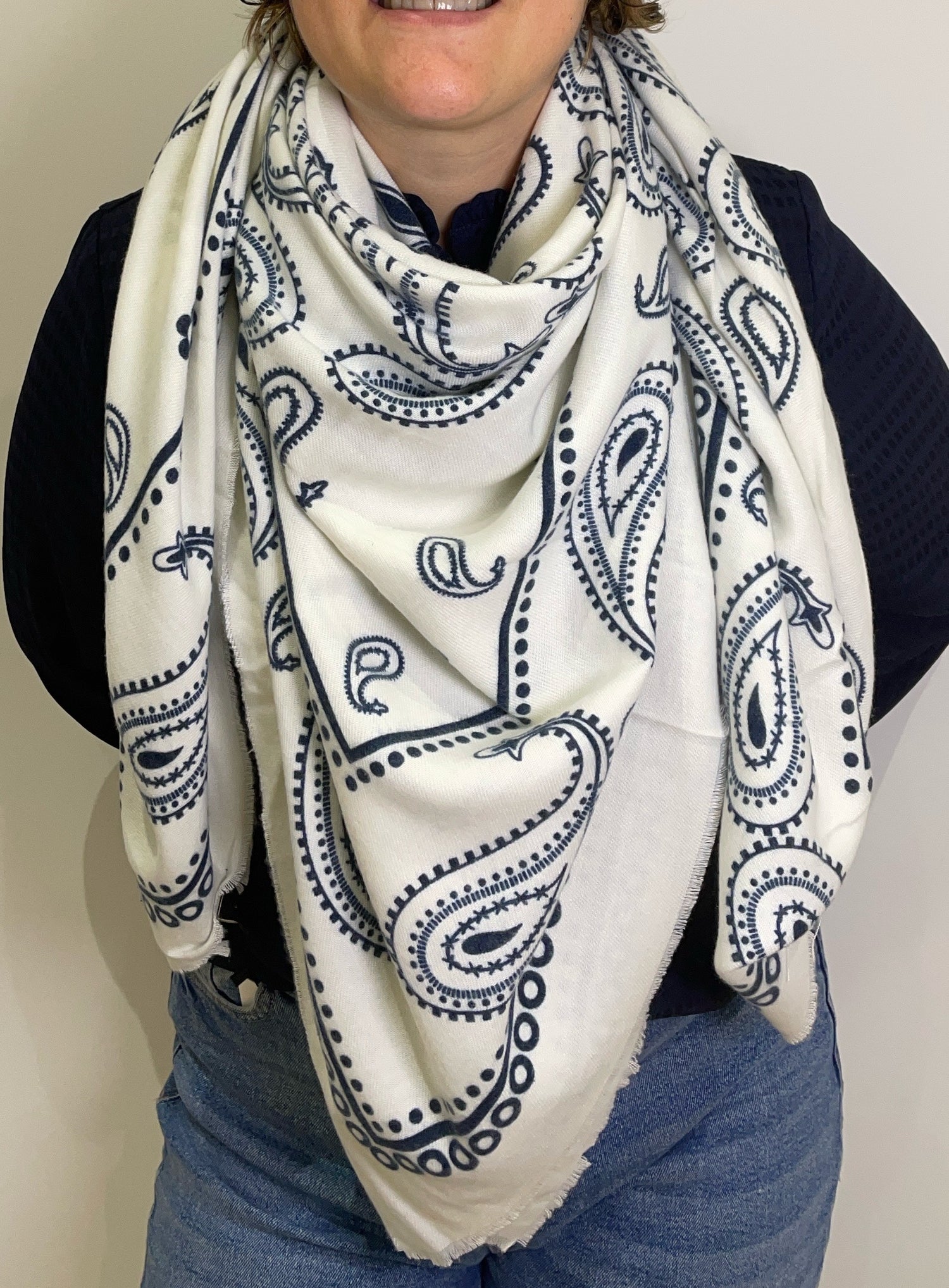 Echarpe bandana GM - blanc